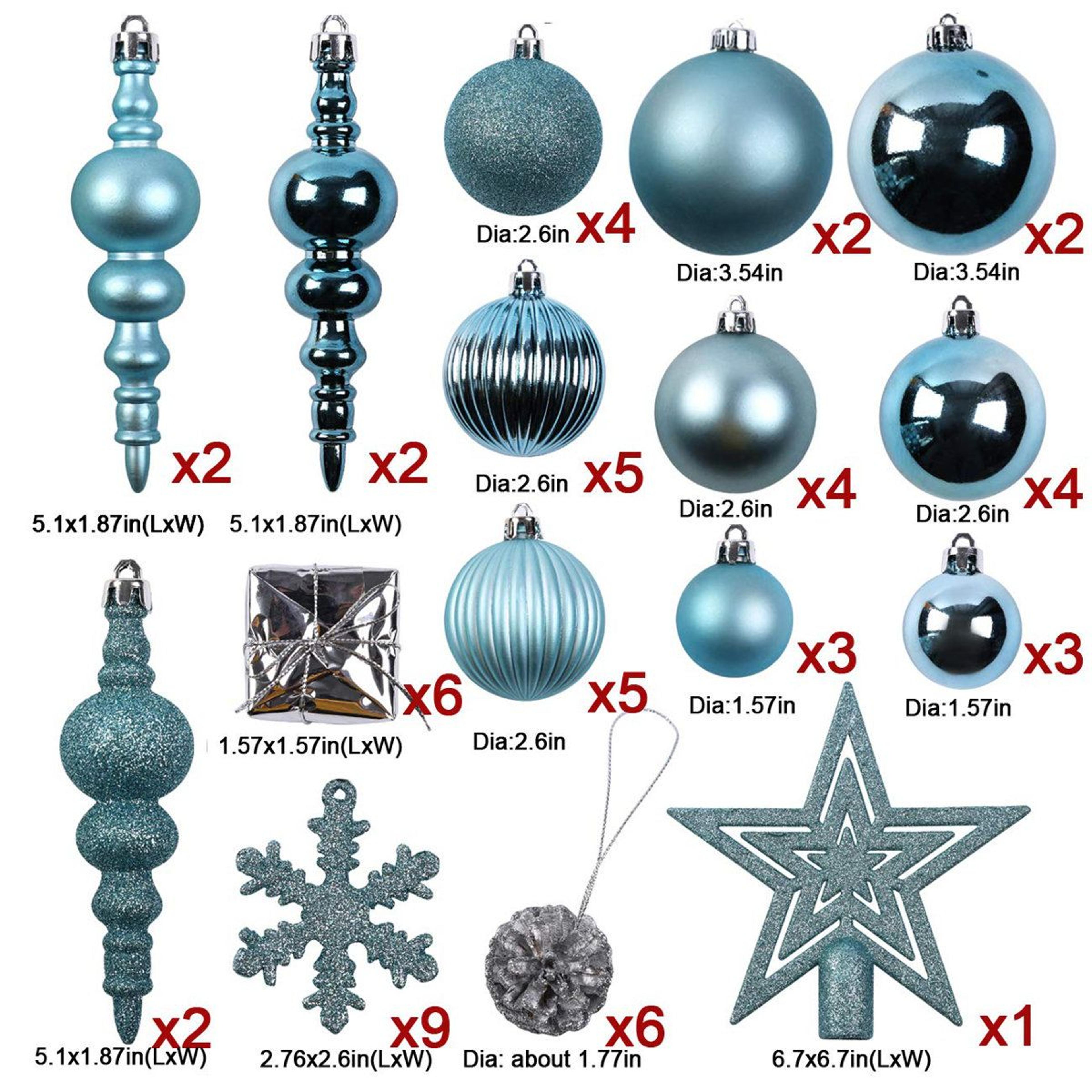 Christmas Tree And Star Decorative Hooks Indoor Holiday Accent Set 4