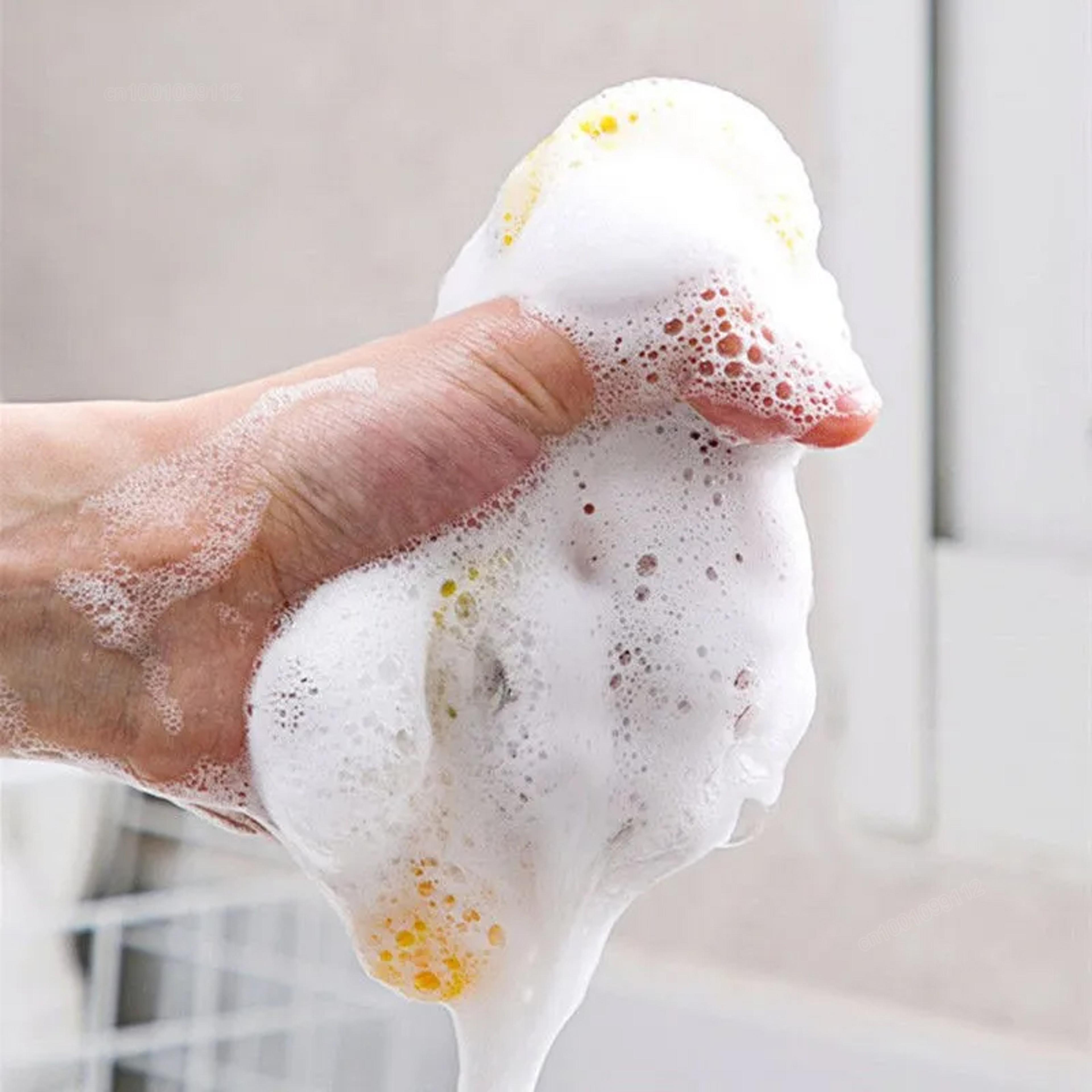 Double Sided Dishwashing Sponge Scrub Pads For Pots Pans  Kitchen Cleaning 51020 Pack 4