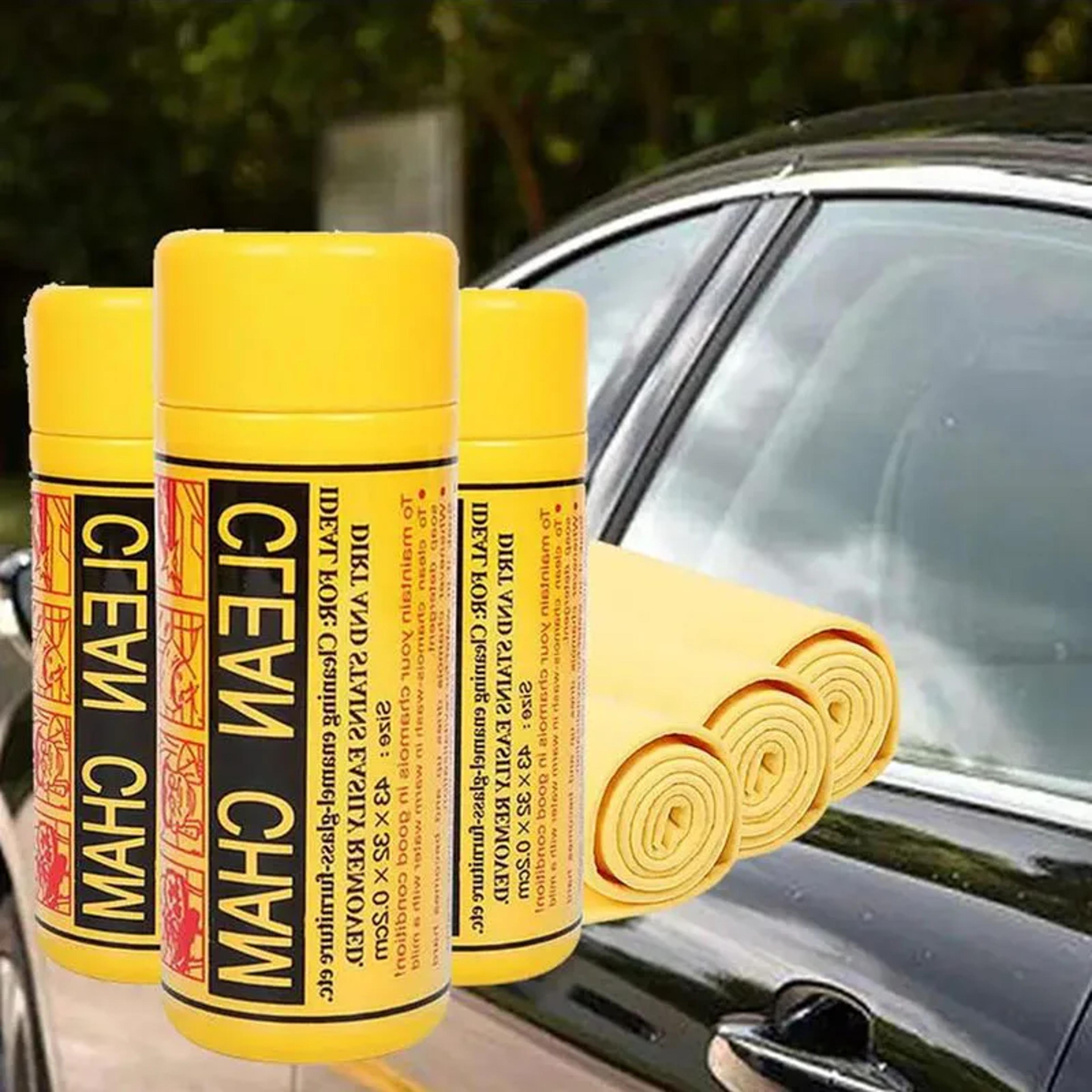premium car drying towel – pva car towel ultra absorbent scratch-free reusable drying cloth