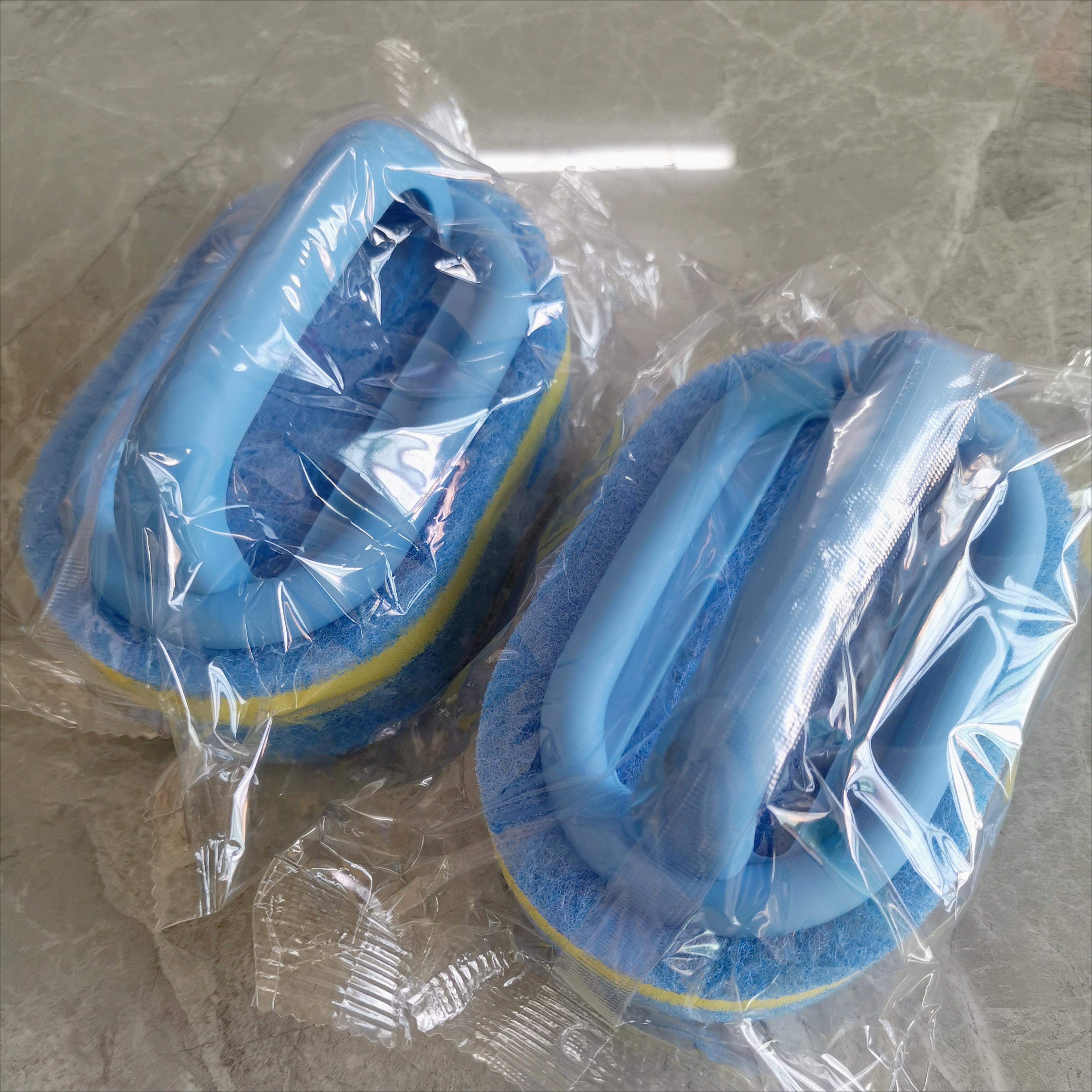 Magic Cleaning Sponge Brush With Handle For Bathroom Kitchen  Glass Surfaces 6