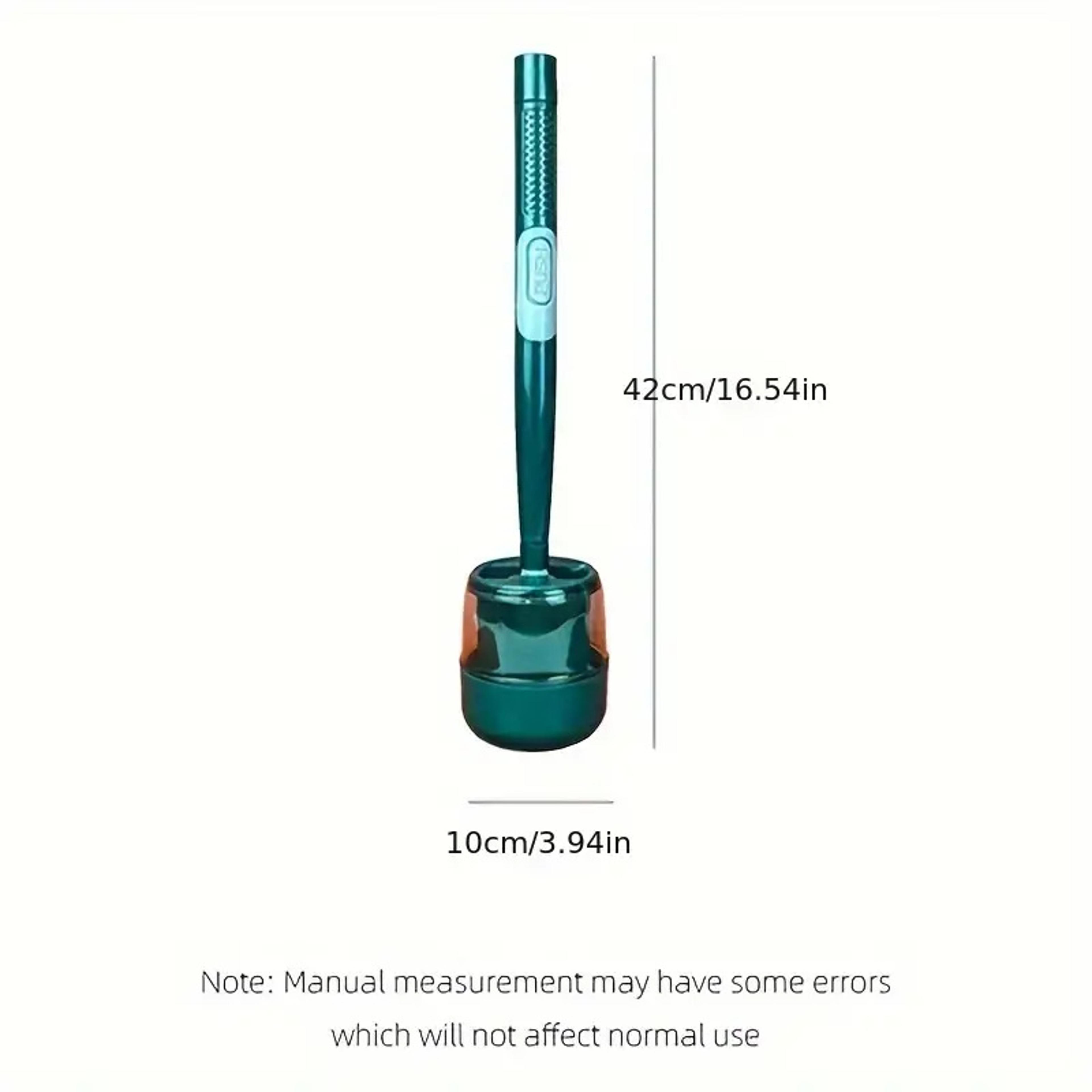 FlexClean Wall Mounted Toilet Brush With Holder  Flexible Silicone Cleaning Head 5