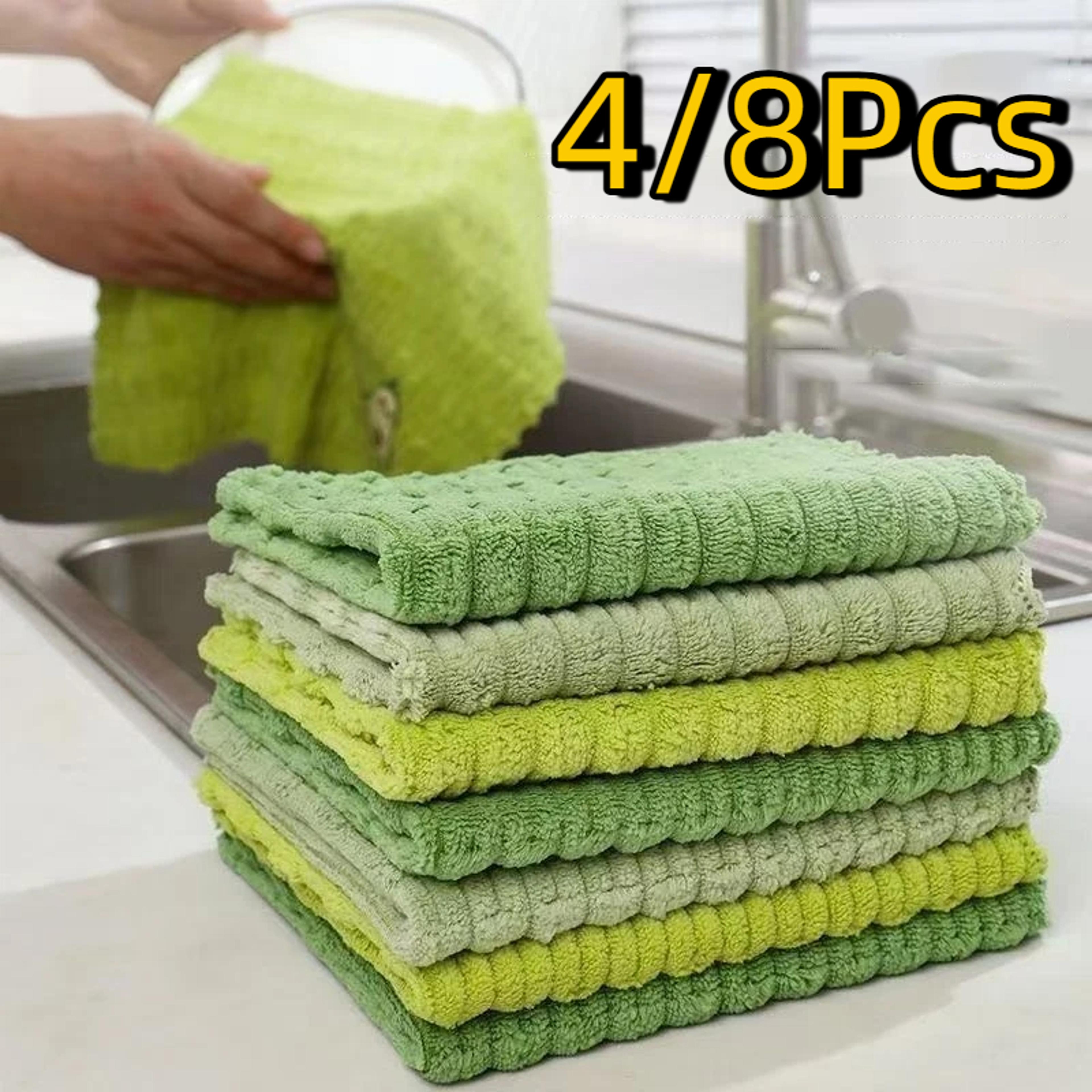 Cute Avocado Kitchen Dish Cloth Embroidered Reusable Kitchen Towel For Everyday Cleaning 1