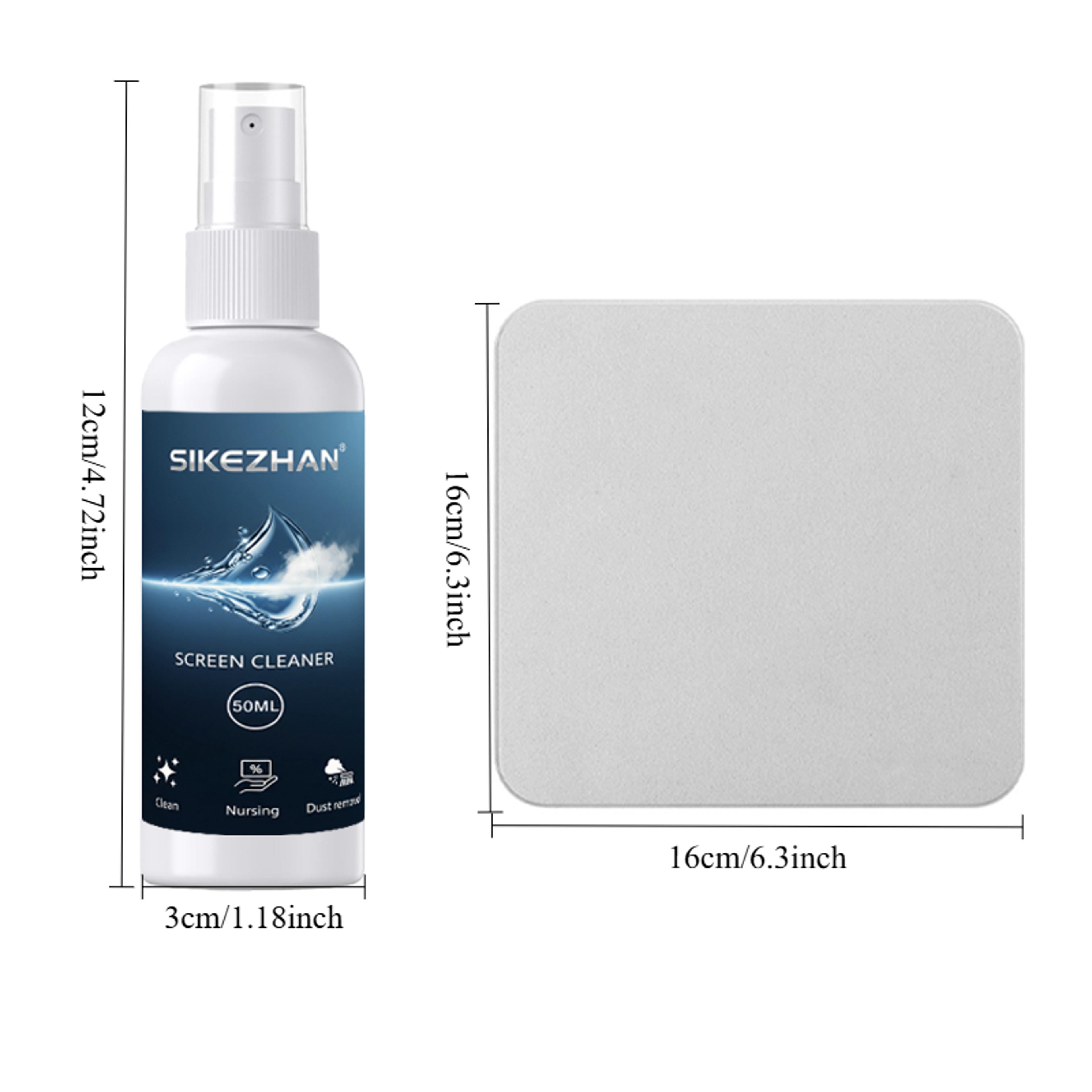SIKEZHAN Screen Cleaner Spray Kit With Microfiber Cloth For Phones Laptops Tablets  Glasses 5