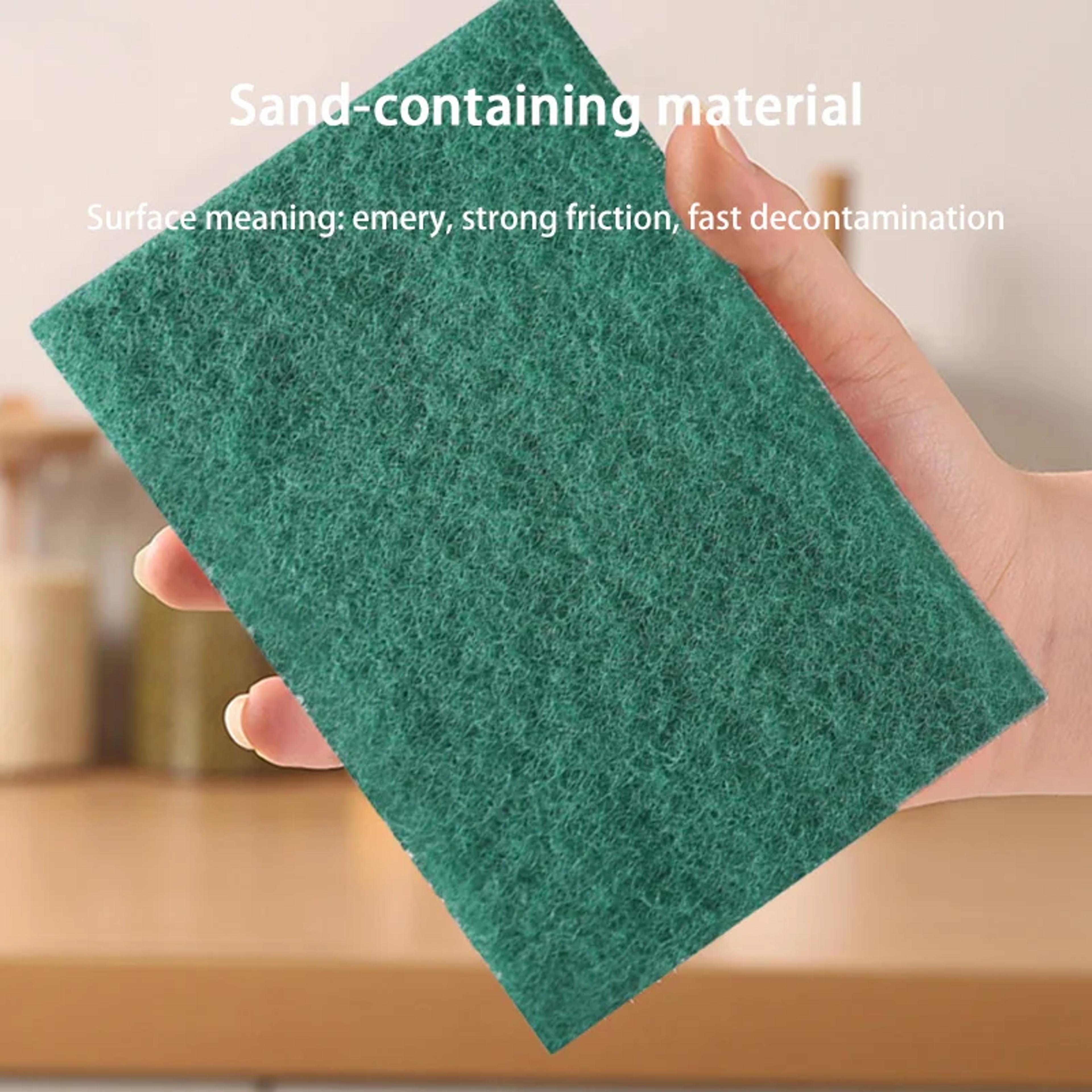 DualSided Kitchen Scrub Sponge Heavy Duty Scouring Pad For Pots Pans  Everyday Cleaning 2