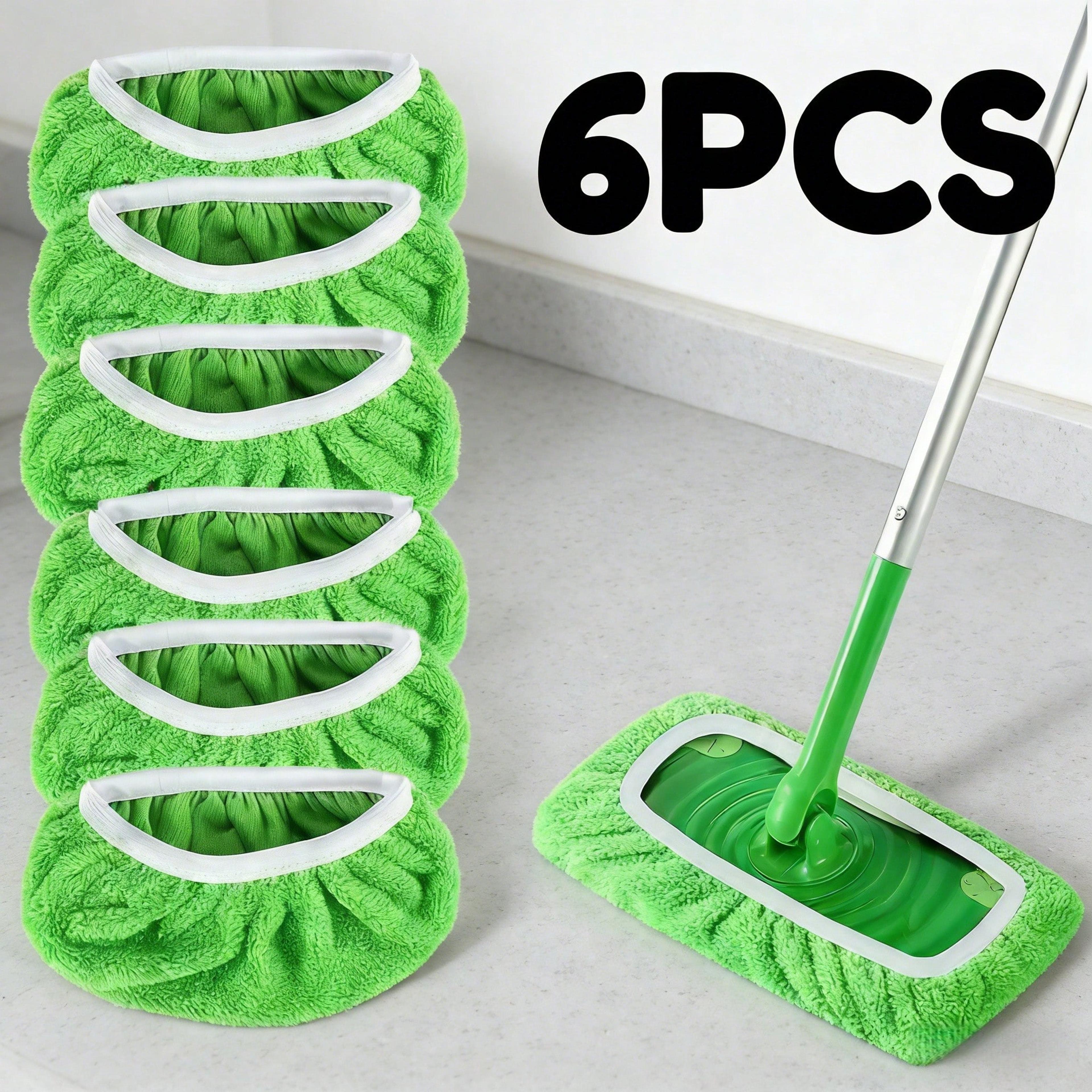 Washable Mop Refills Reusable Microfiber Mop Pads For Wet  Dry Floor Cleaning 5