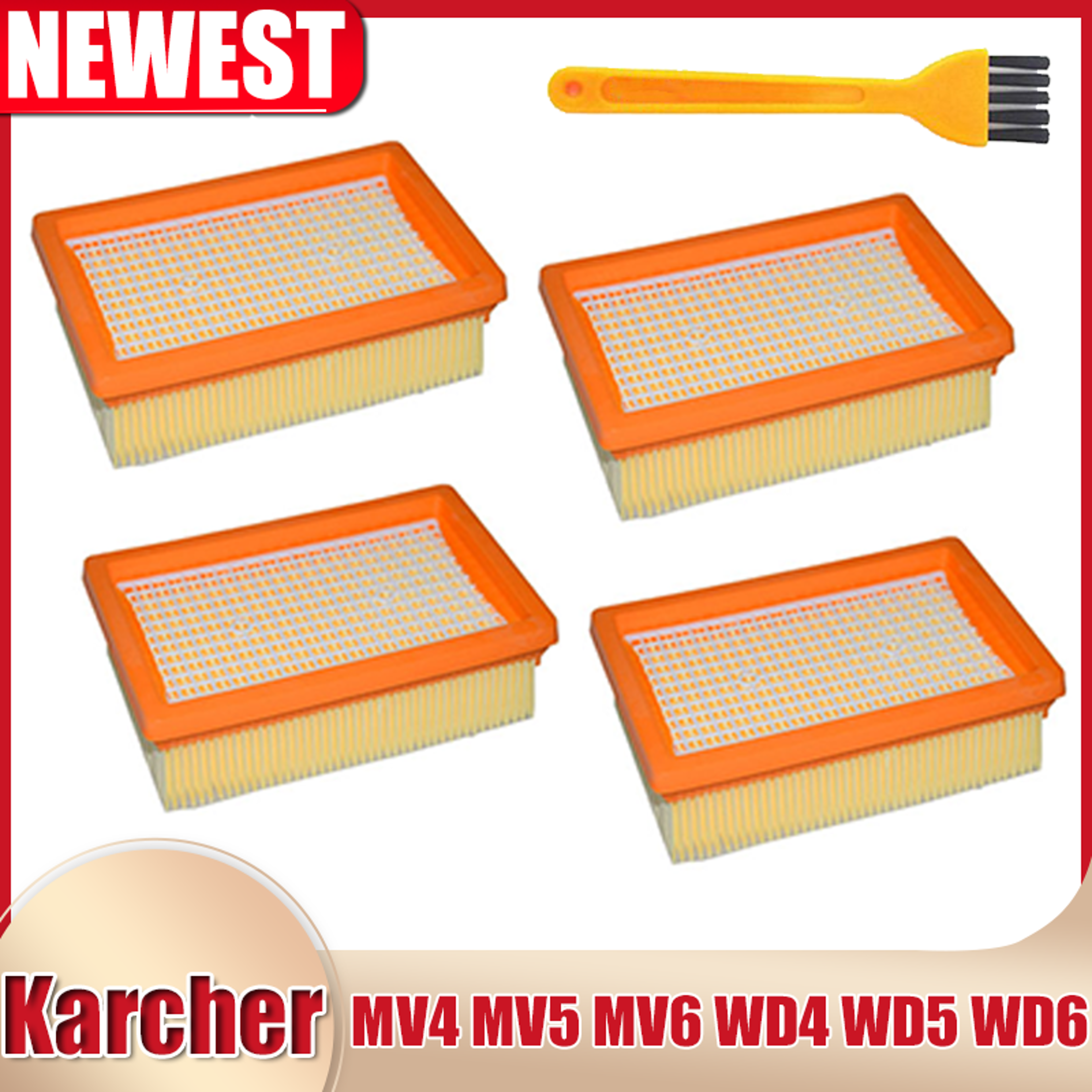 Karcher HEPA Filter Replacement For Wet Dry Vacuum Cleaners 1