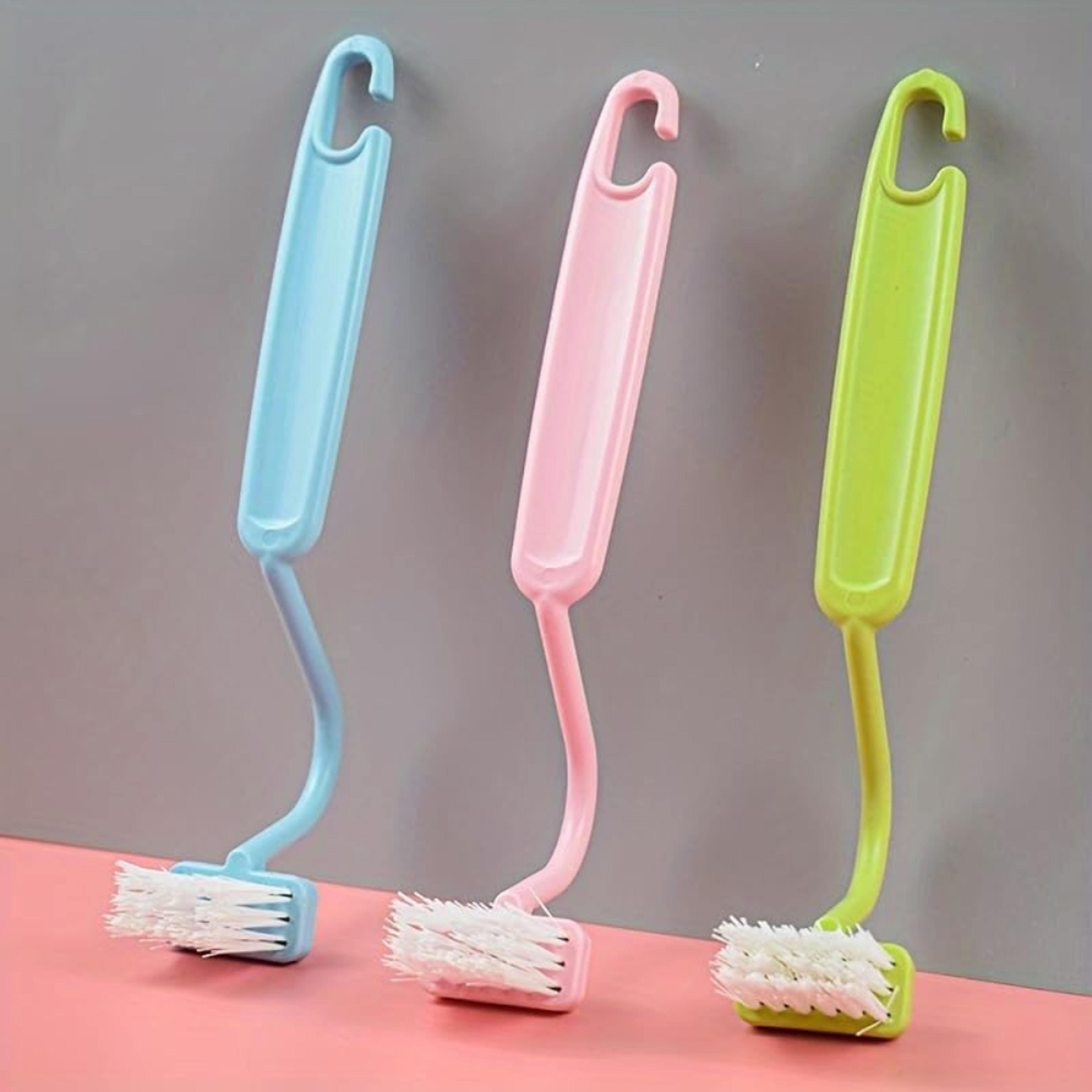 Toilet Brush Set With Curved Long Handle For Deep Bathroom Cleaning 1