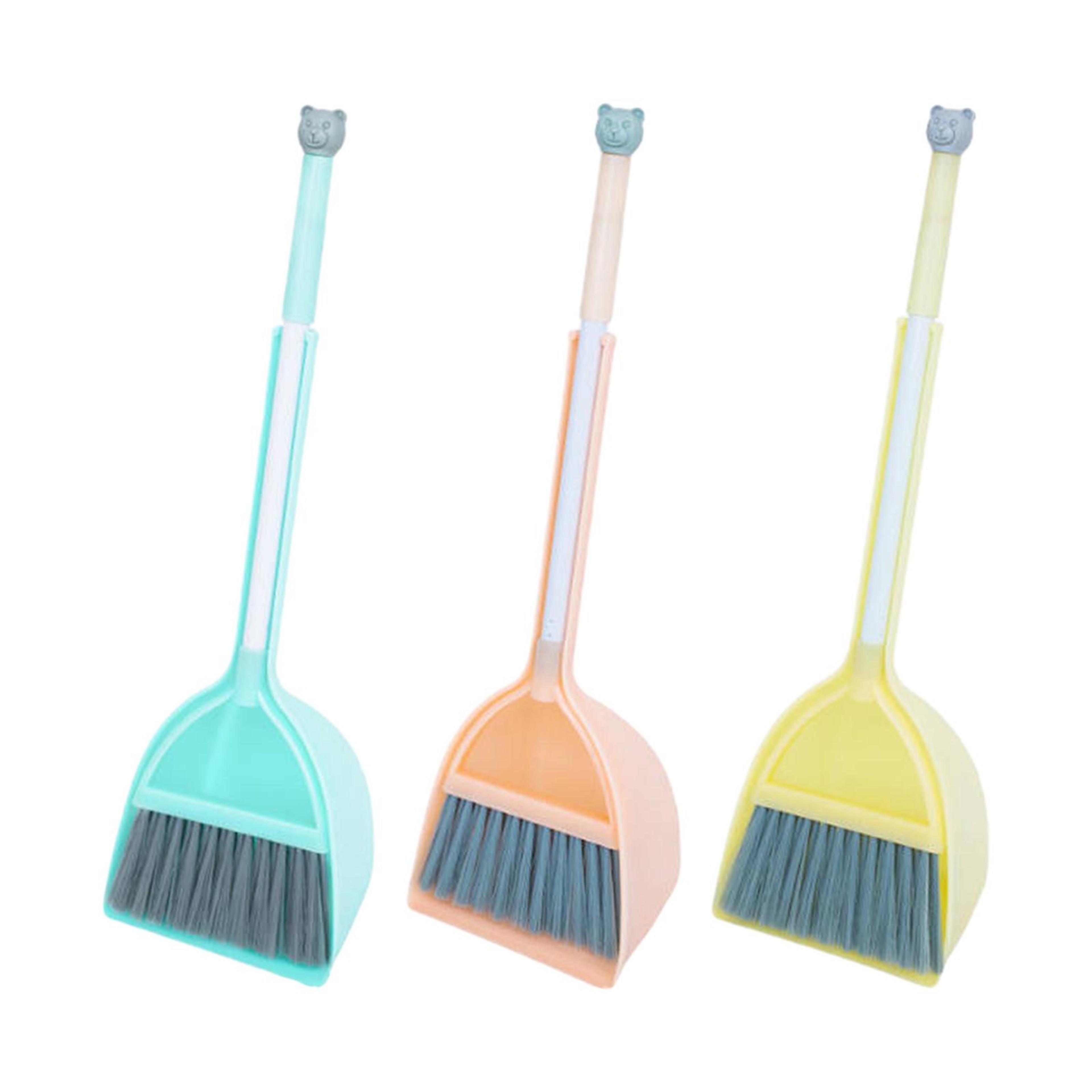 Kids Cleaning Set Mini Broom  Dustpan Toy For Toddlers Pretend Play Learning 1