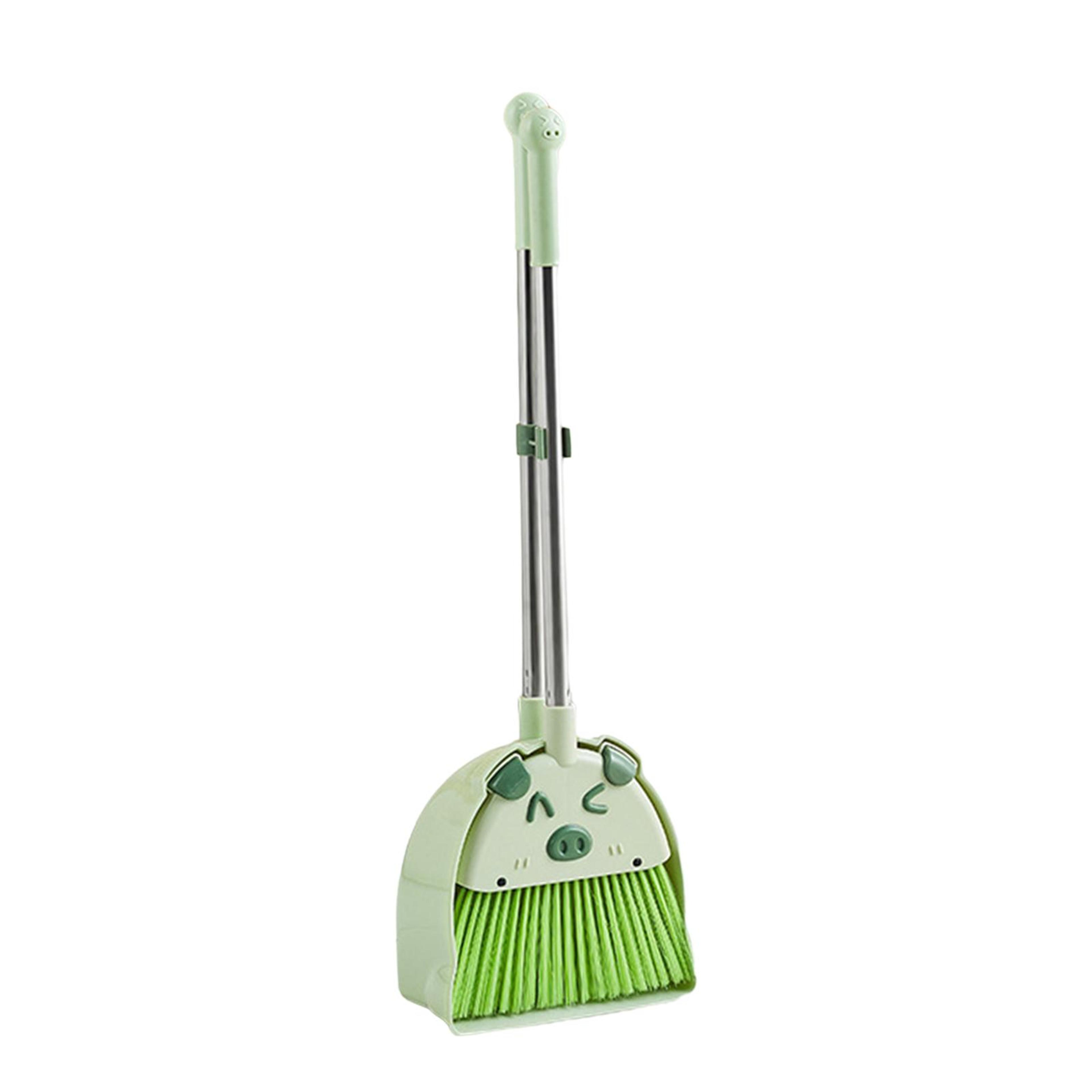 Kids Cleaning Set Mini Broom And Dustpan Pretend Play Housekeeping Toy For Toddlers Ages 3