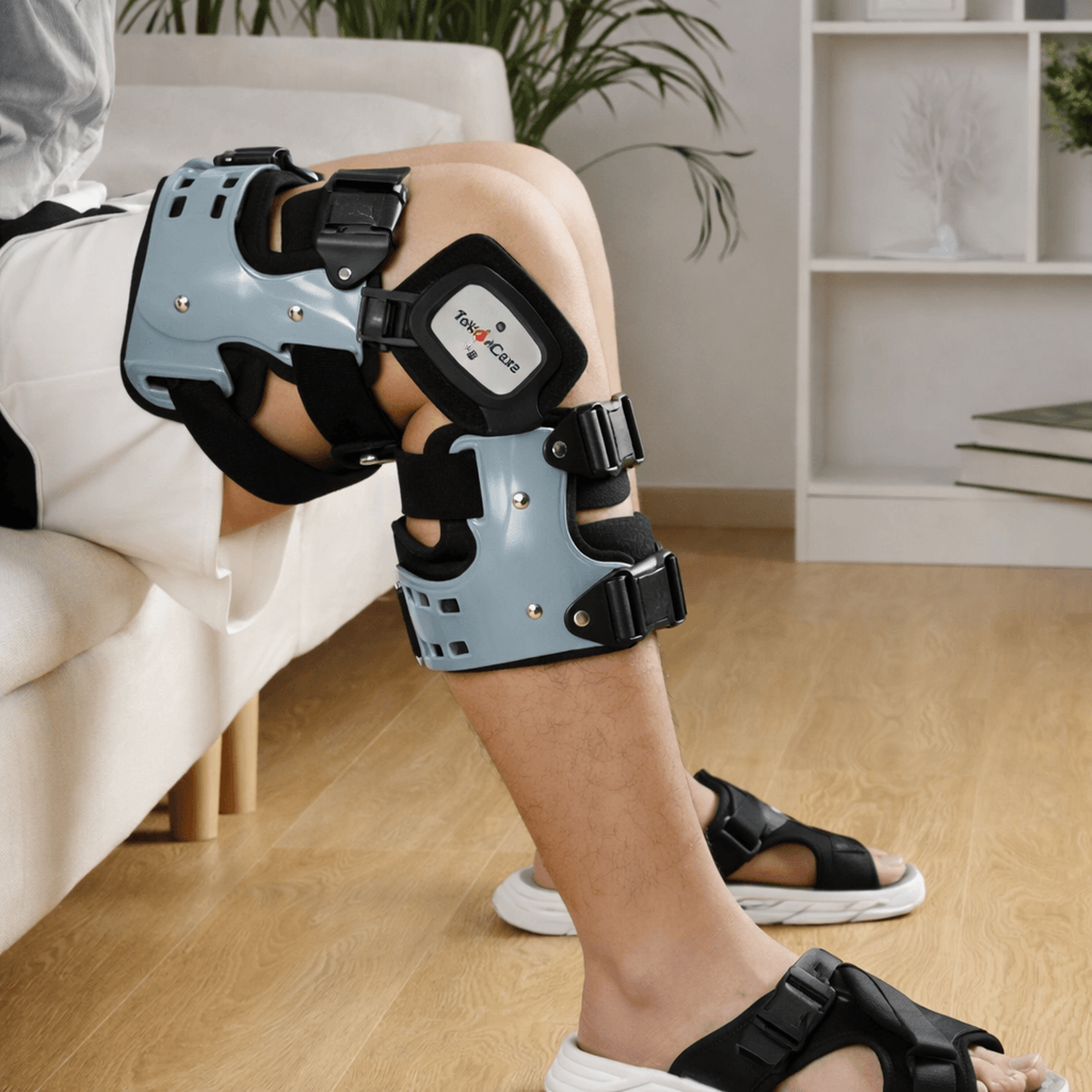 oa unloader knee brace with adjustable rom dial for osteoarthritis pain relief and post surgery knee support