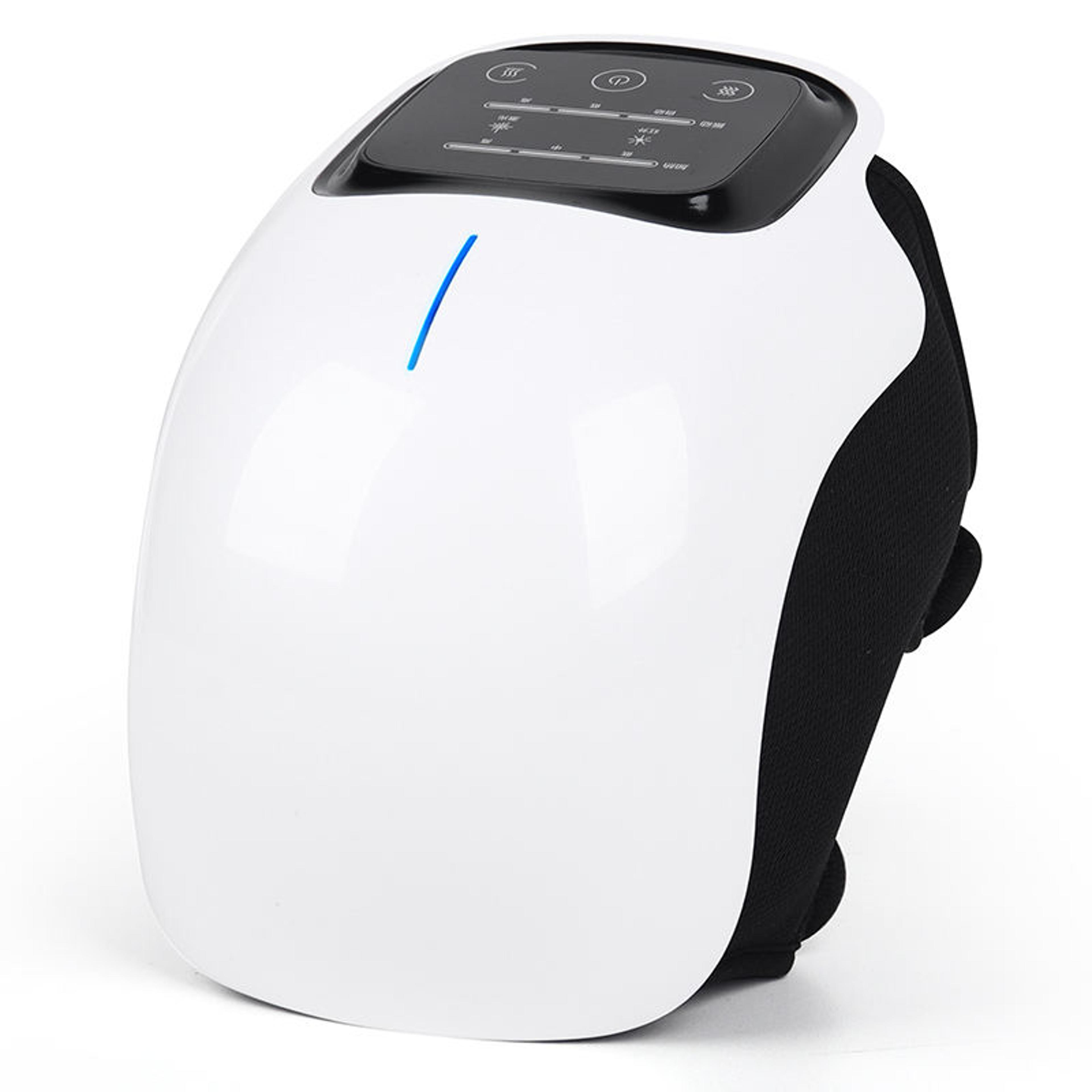 smart cordless knee massager with vibration therapy led touch control for comfortable joint relaxation