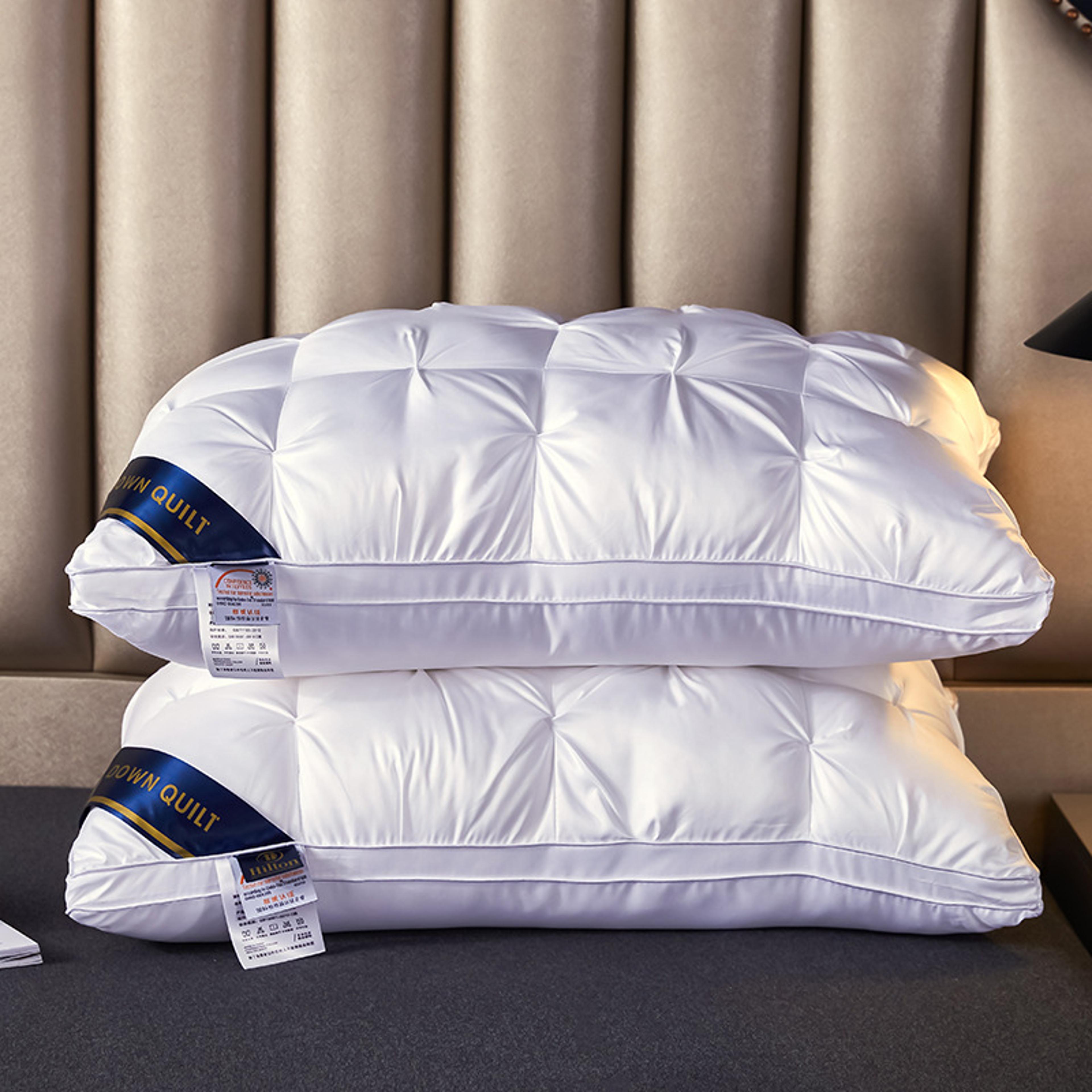 luxury hotel quality bed pillows soft supportive sleeping pillows for side back and stomach sleepers