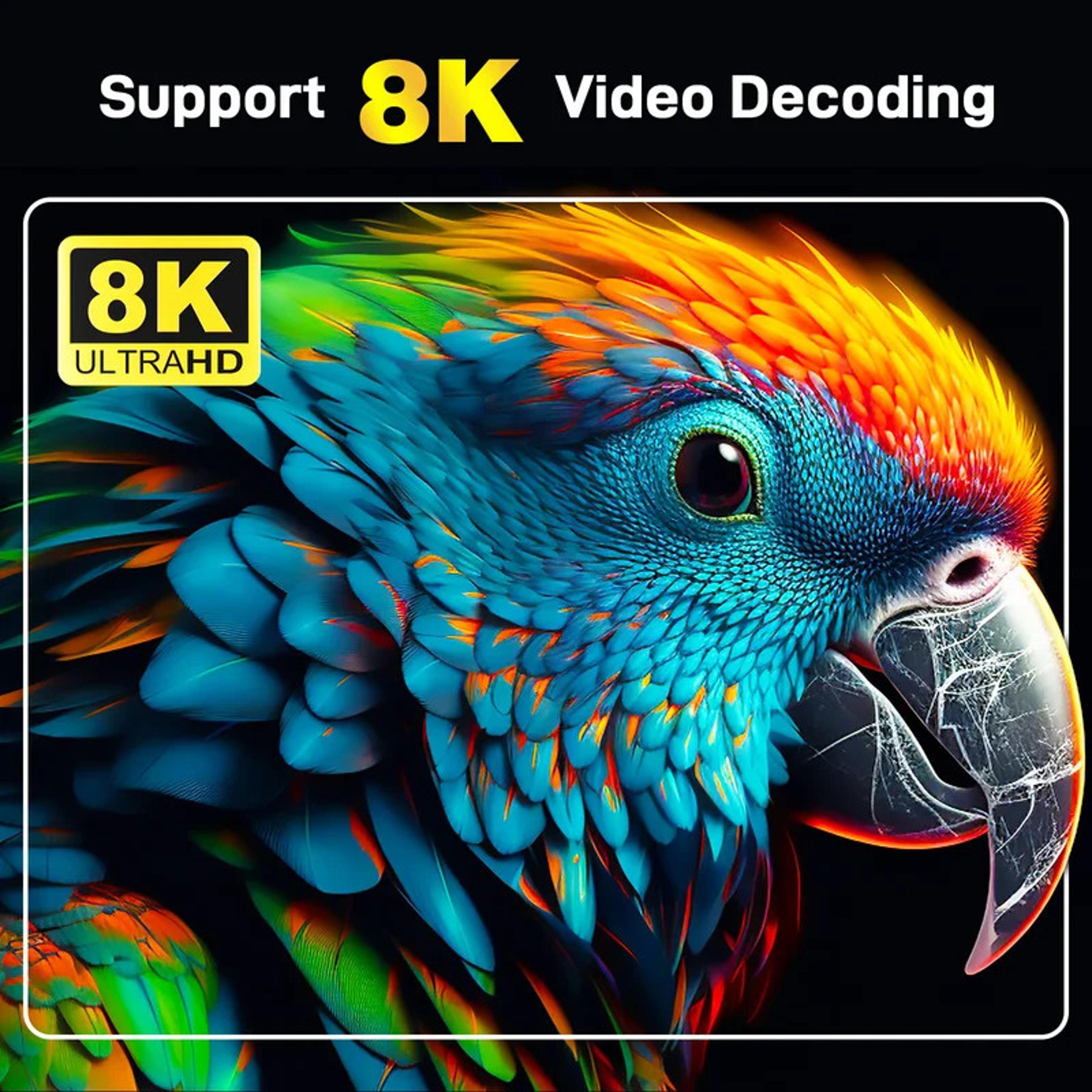 TV98 8K Android TV Stick With Dual WiFi6 And Voice Remote Streaming Player 2