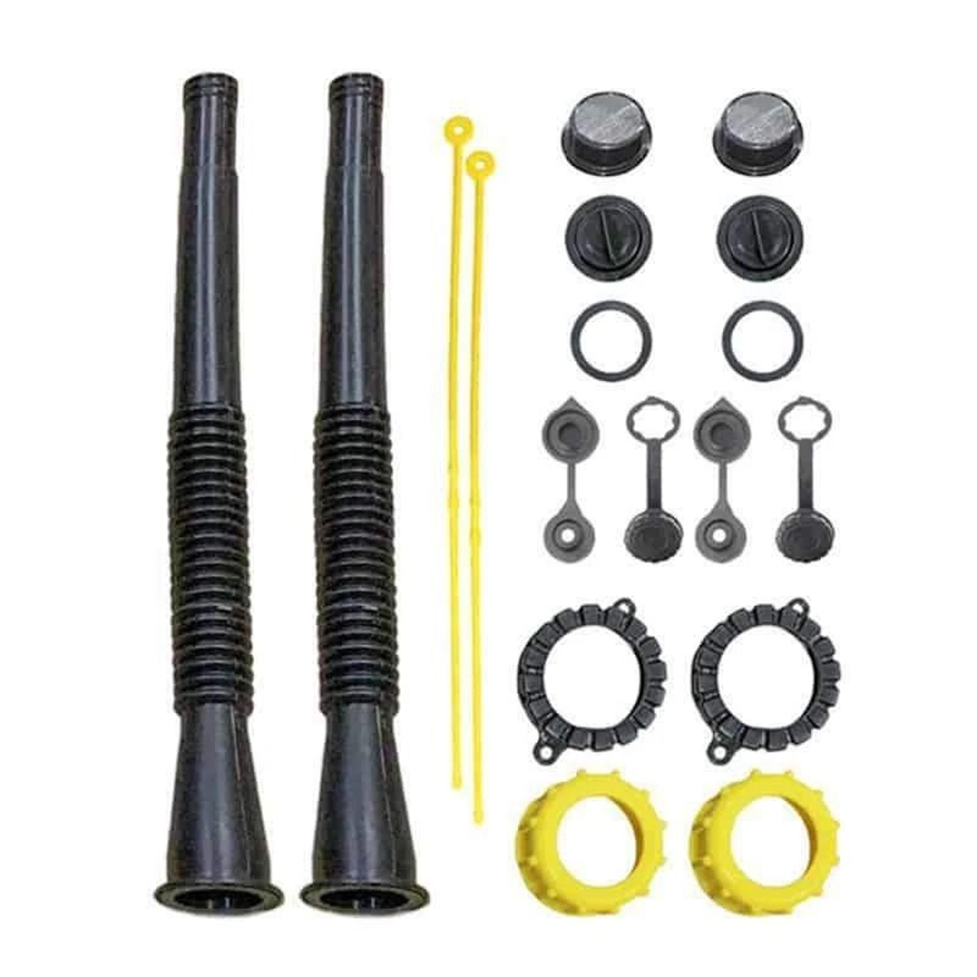 gas can spout replacement kit universal fuel nozzle with vent and gaskets