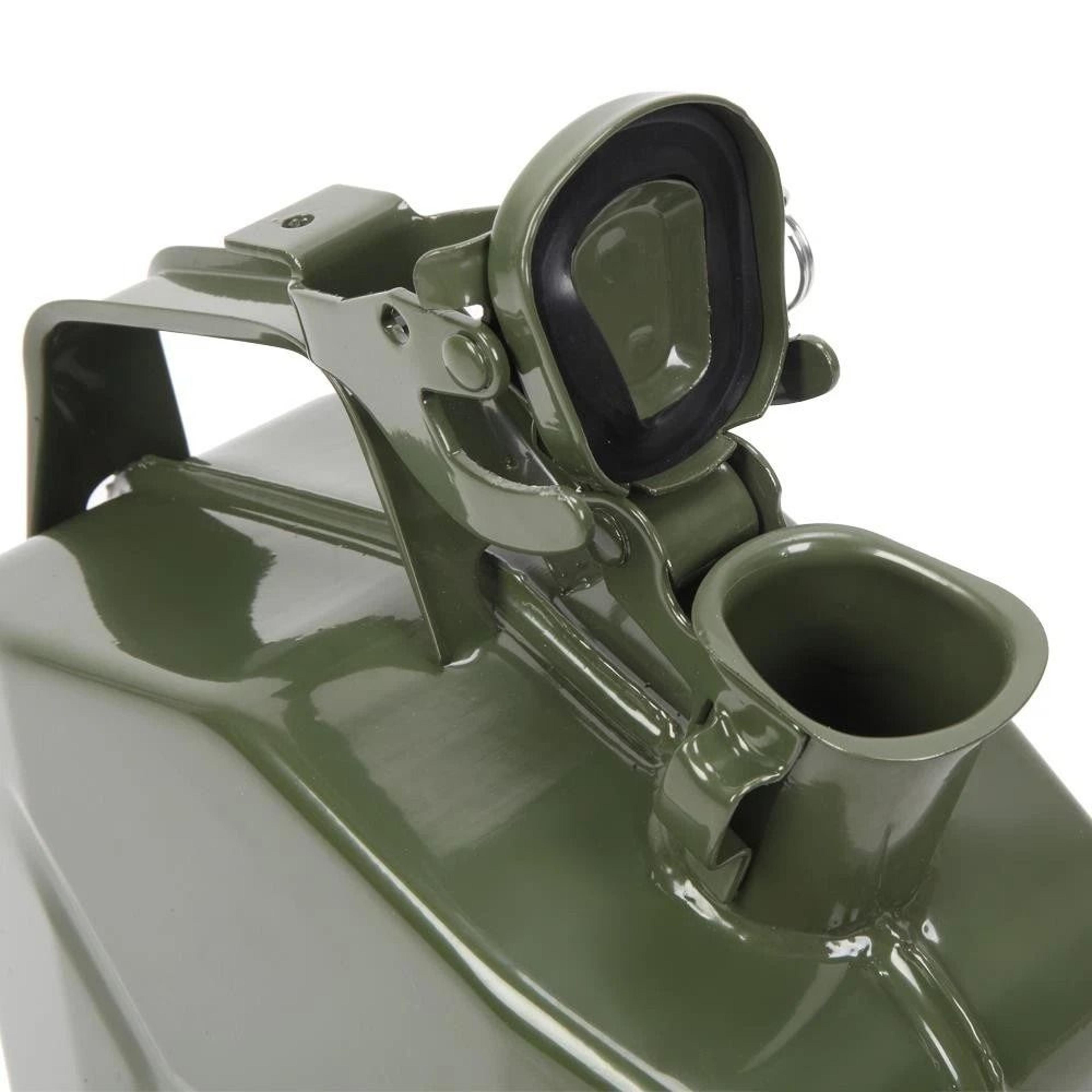 5L Steel Fuel Storage Can Portable Gasoline Jerry Can With Pour Spout Emergency Backup Container 5