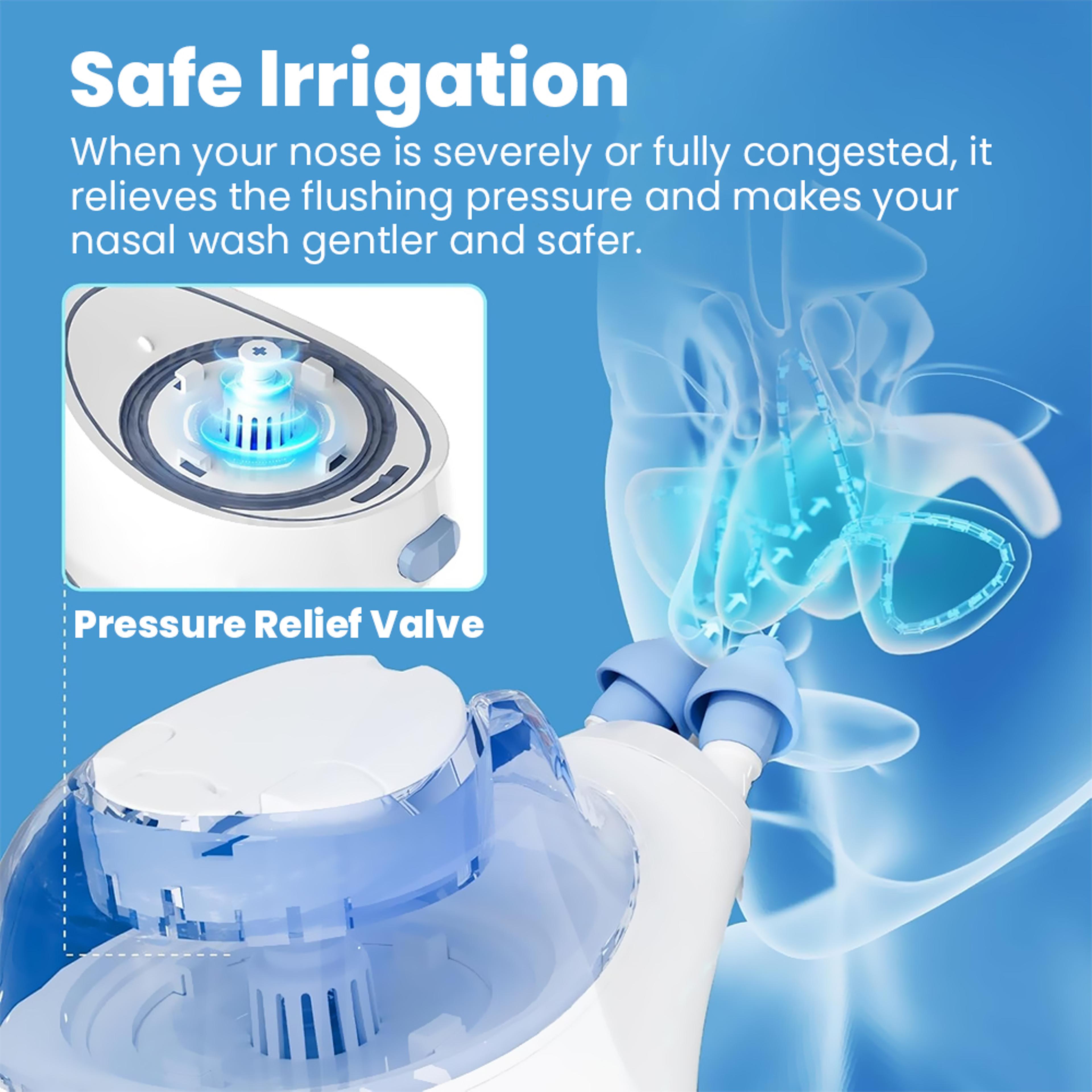 Electric Nasal Irrigator Sinus Rinse Machine Nose Cleaner 2