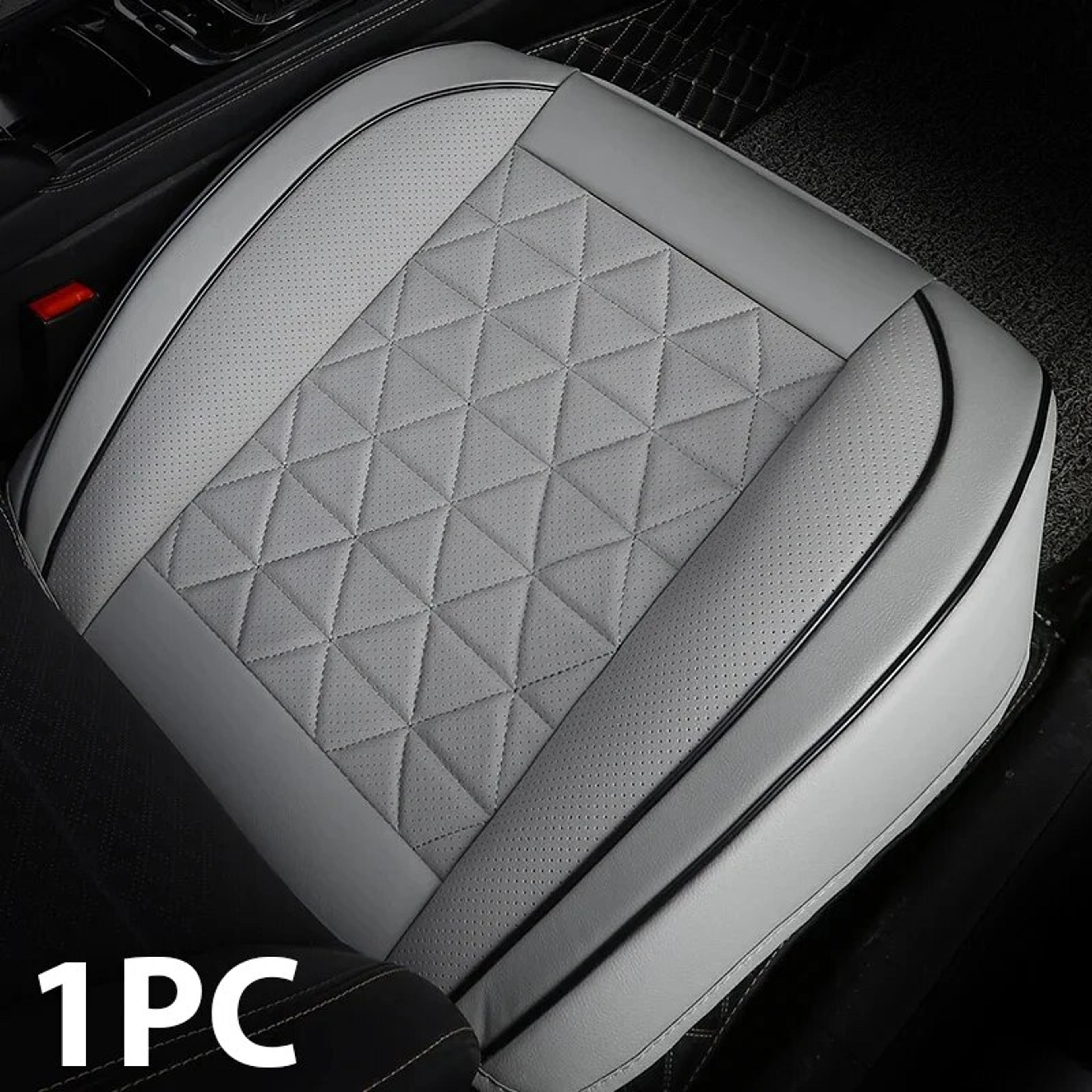 Premium PU Leather Car Seat Cushion Universal Car Seat Cover Front Seat Car Pad For Most Vehicles 9