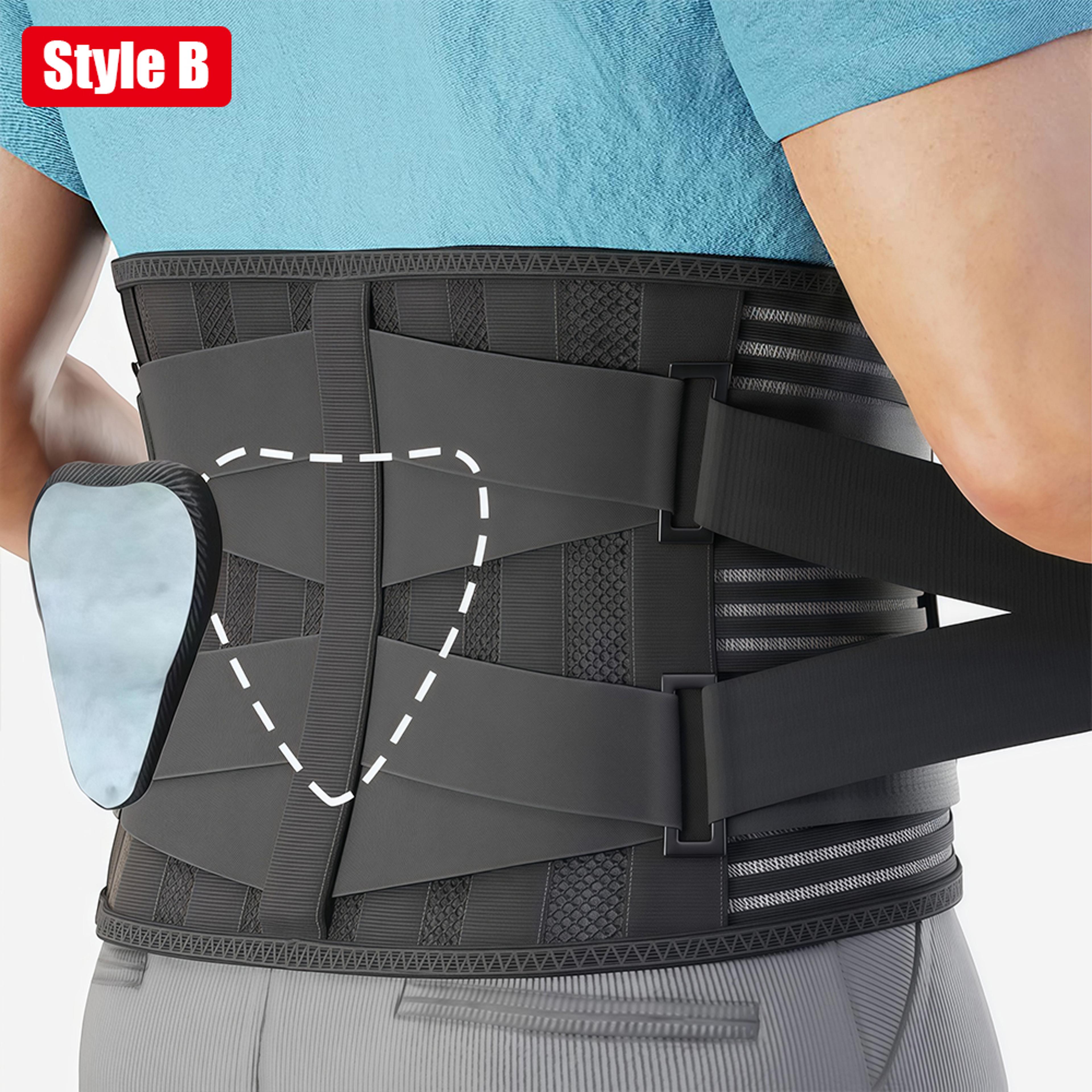 Elstiac Adjustable Lumbar Support Belt Back Brace Waist Trainer For Men And Women 6