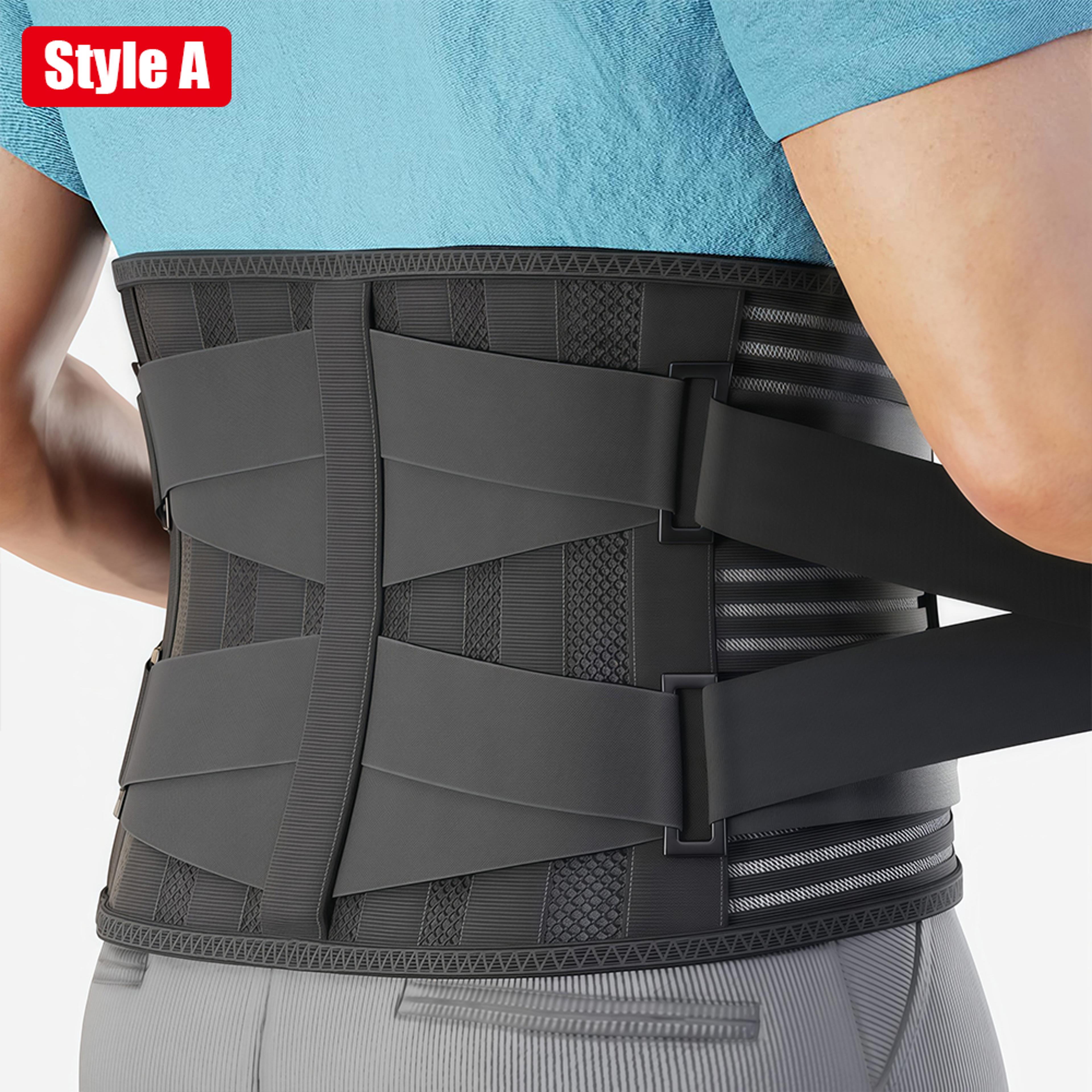Elstiac Adjustable Lumbar Support Belt Back Brace Waist Trainer For Men And Women 5