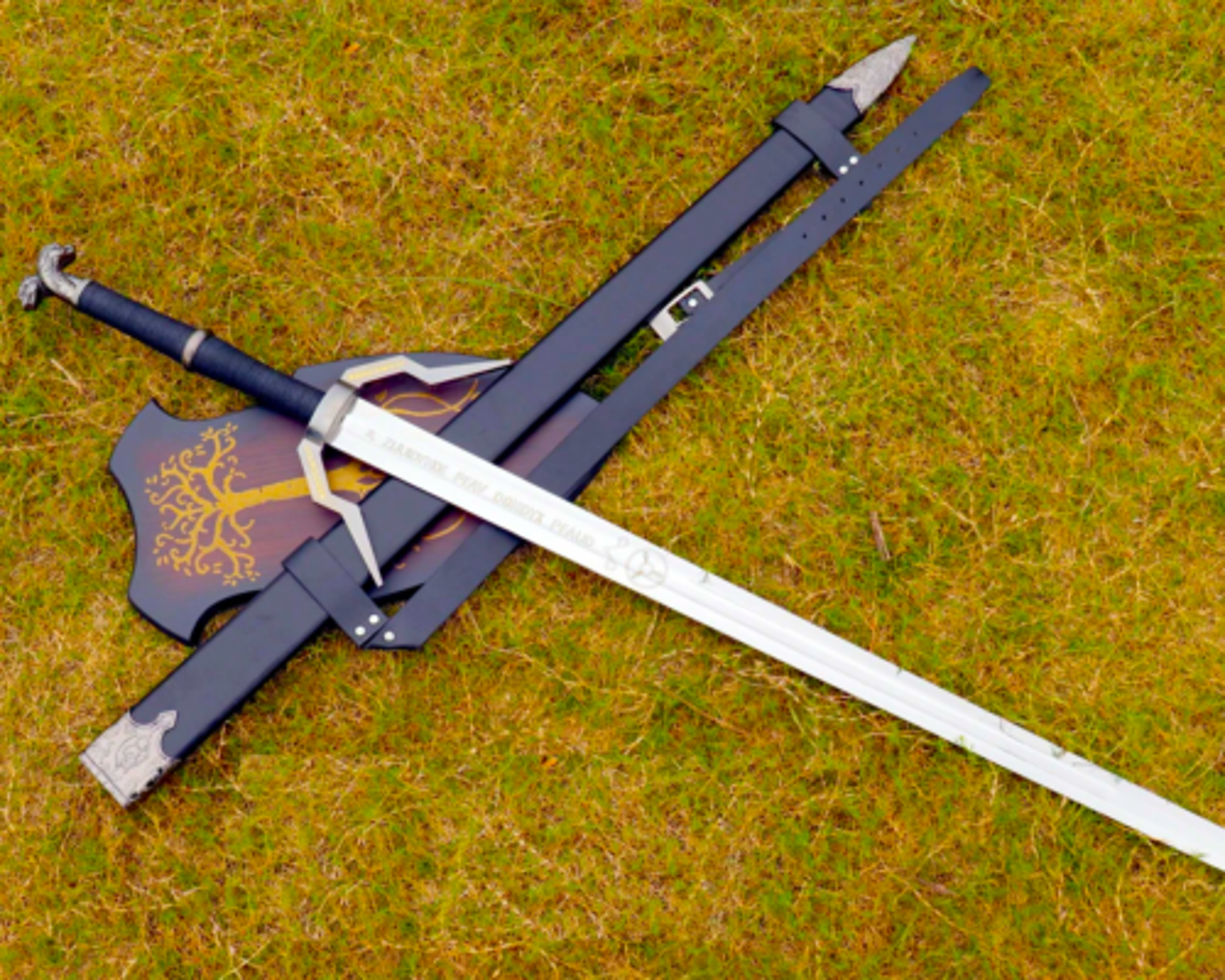 rune of legend: silver sword replica, inspired by the continent's best