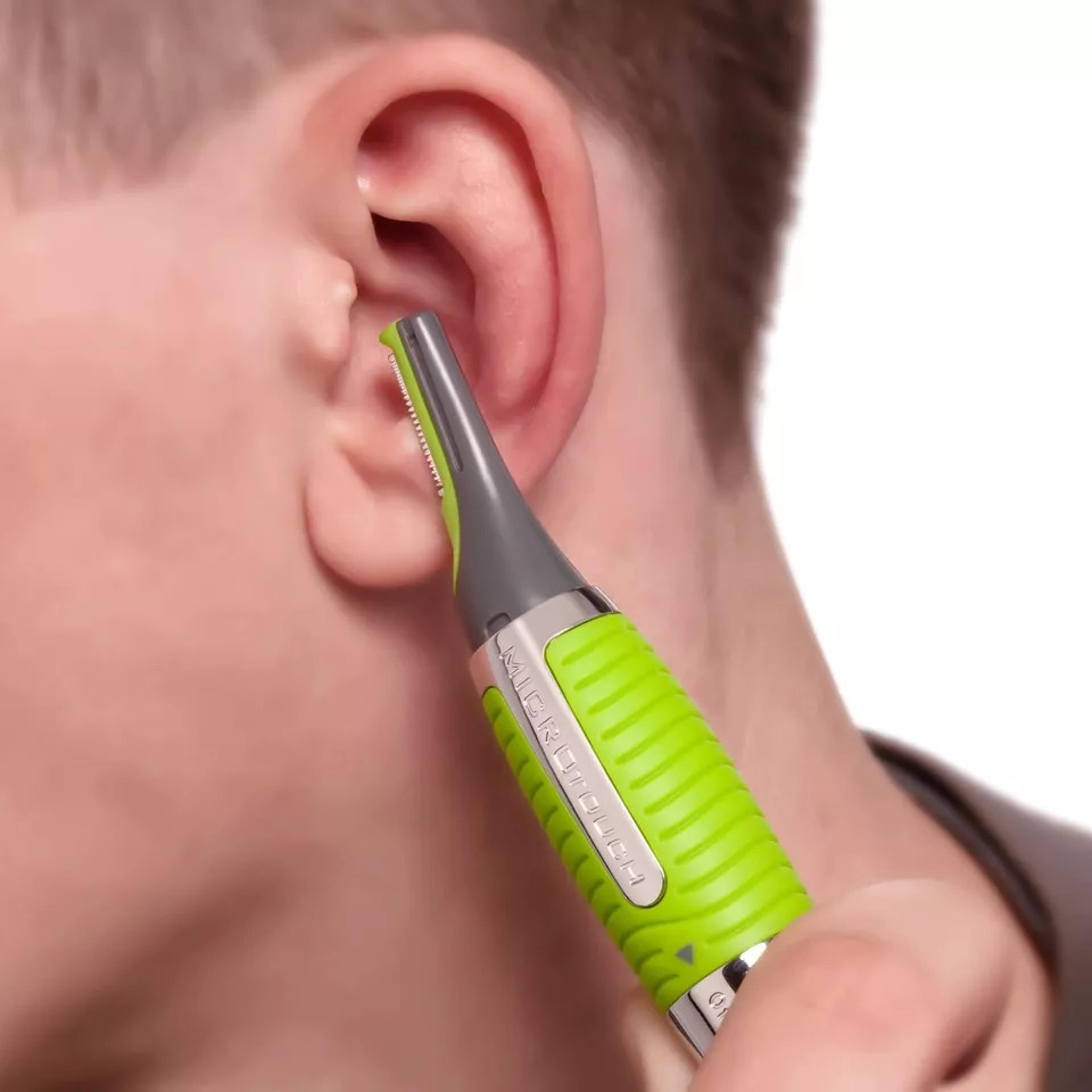 Hot Men Nose Ear Face Neck Eyebrow Hair Mustache Beard Trimmer Shaver Clipper PE 2
