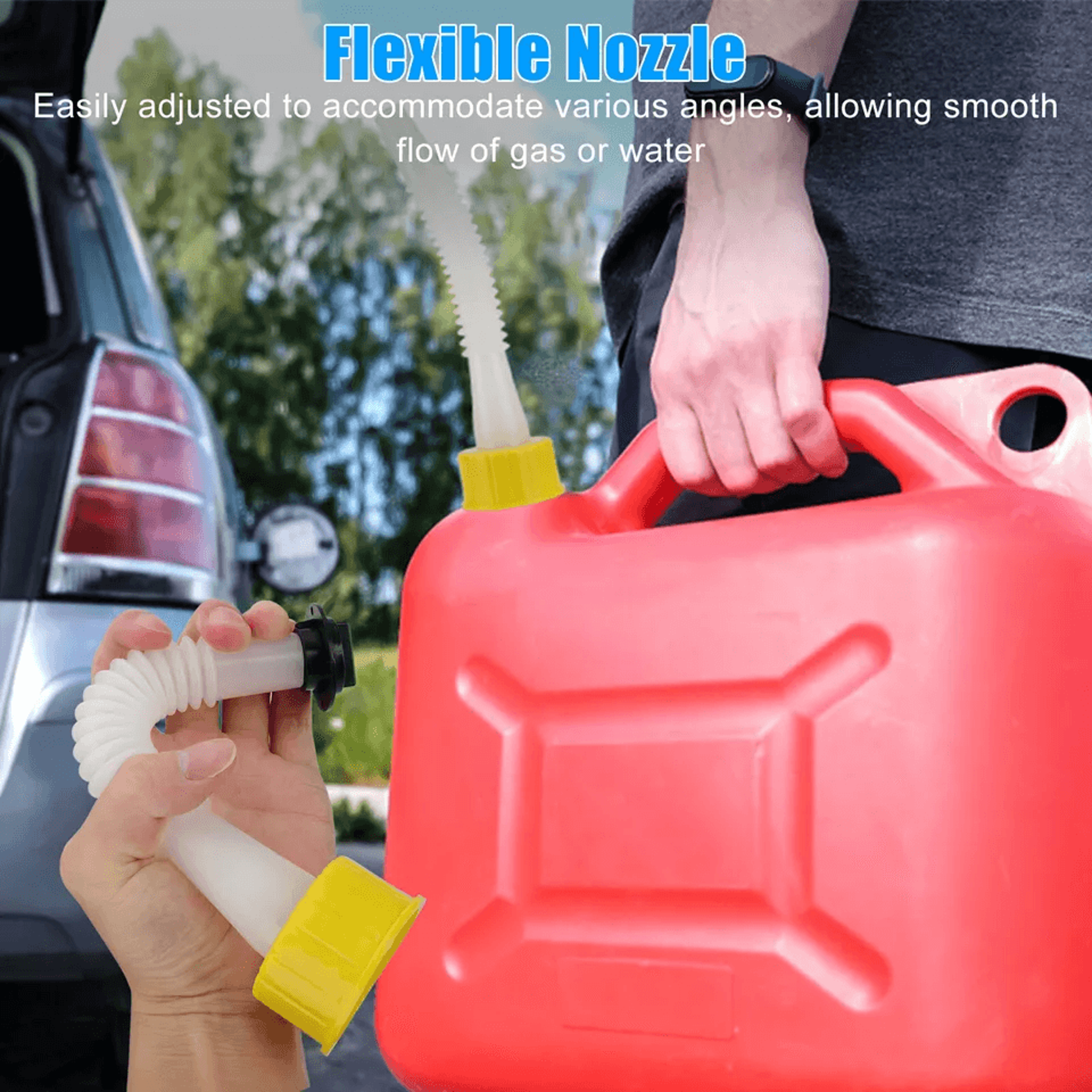 Replacement Gas Can Spout Nozzle Vent Kit Universal Fit For Plastic Gas Cans With Old Style Cap Dur 1