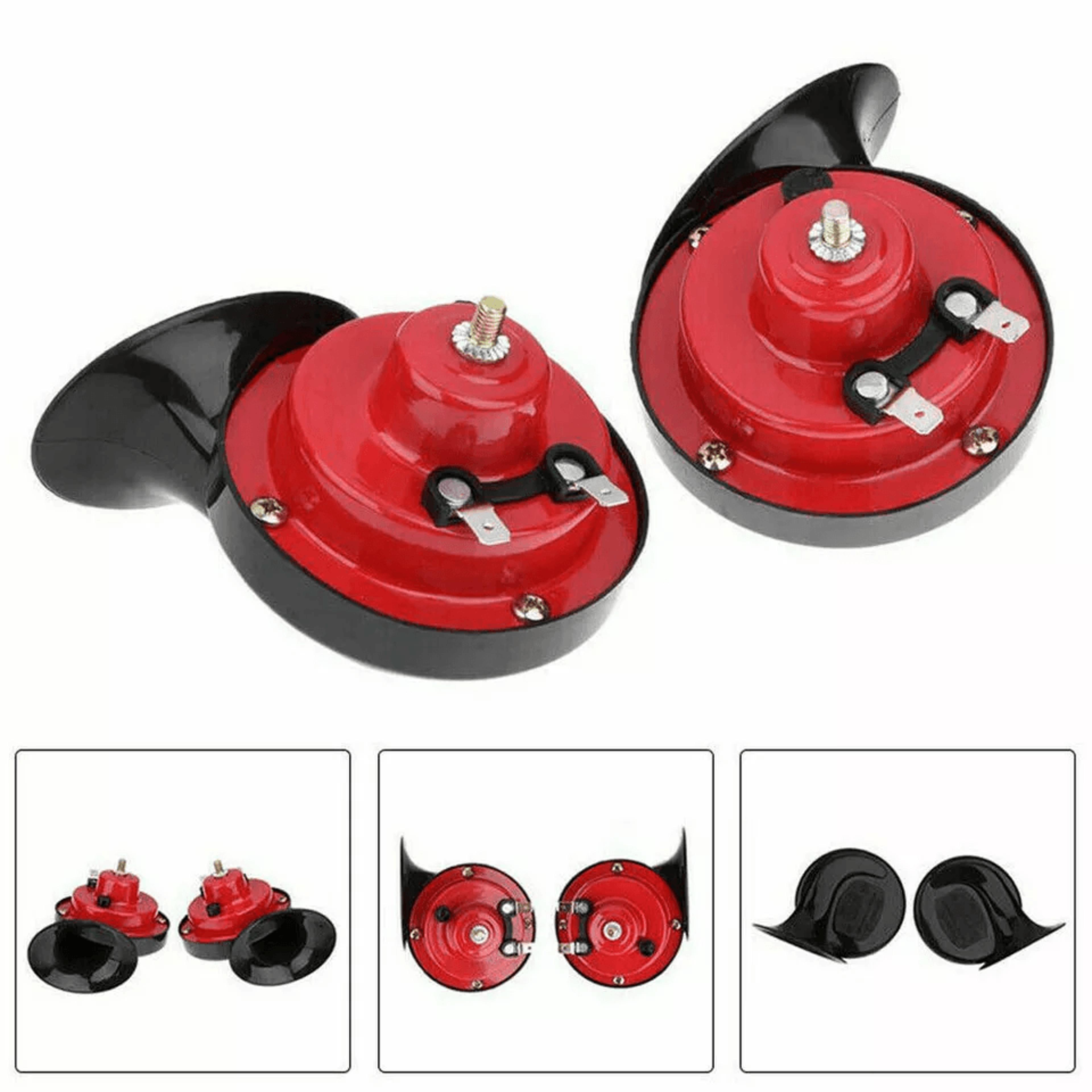 waterproof train air horn, universal fit for car, truck, suv, motorcycle, boat