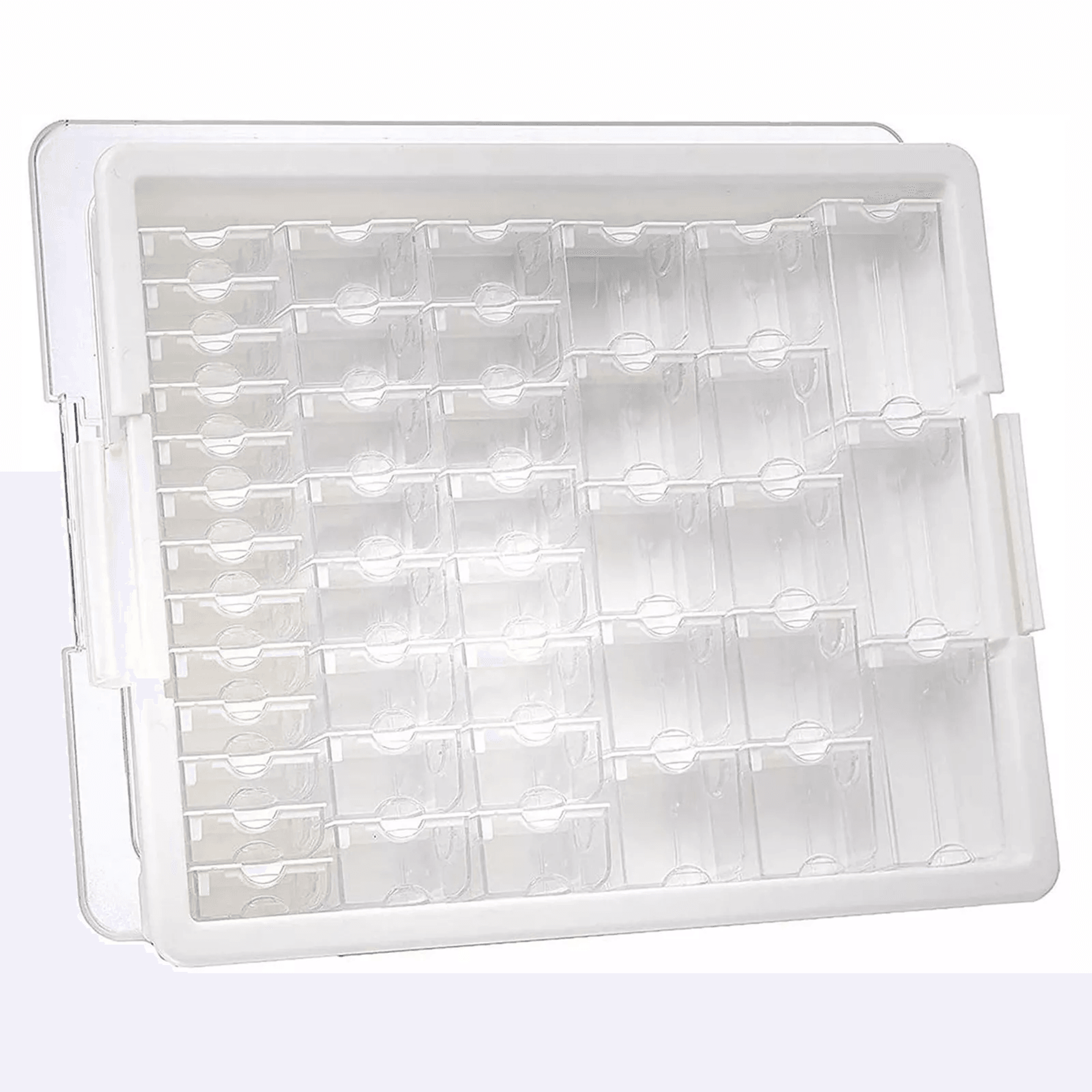 elizabeth ward assorted craft supplies organizer, durable bead storage solutions tray with stackable containers