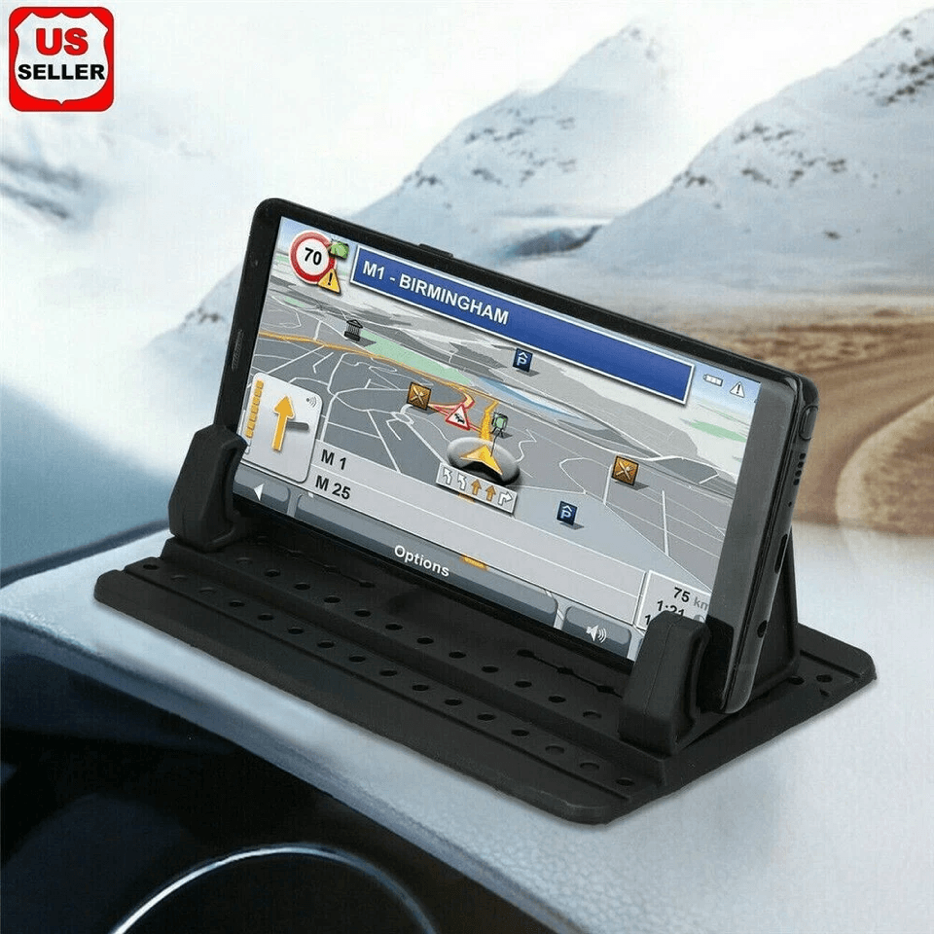 universal car dashboard anti-slip rubber mat mount holder pad stand for mobile phone & gps