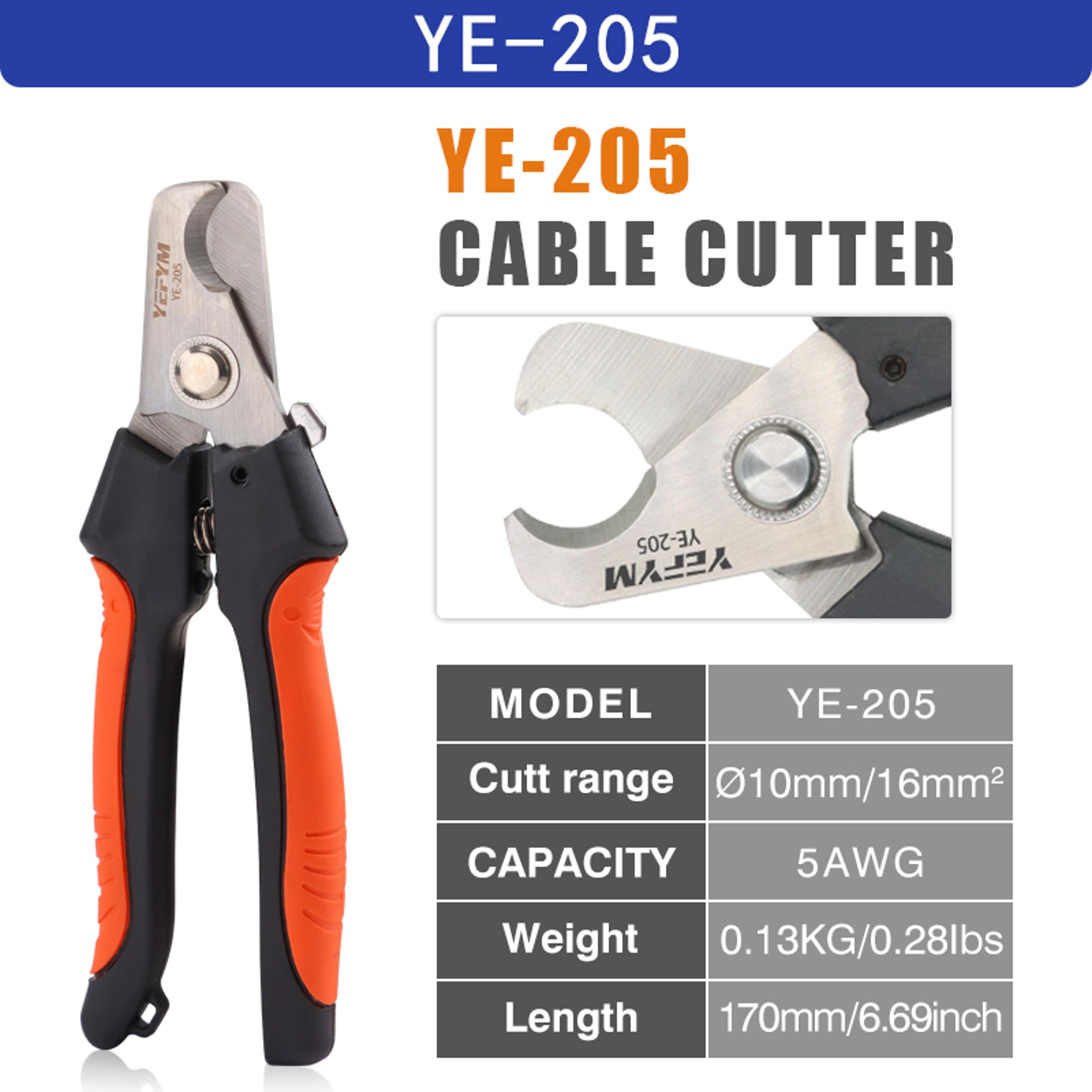 Industrial Heavy Duty Cable Cutter Stripper Pliers Pro Electrical Wire Tool 6