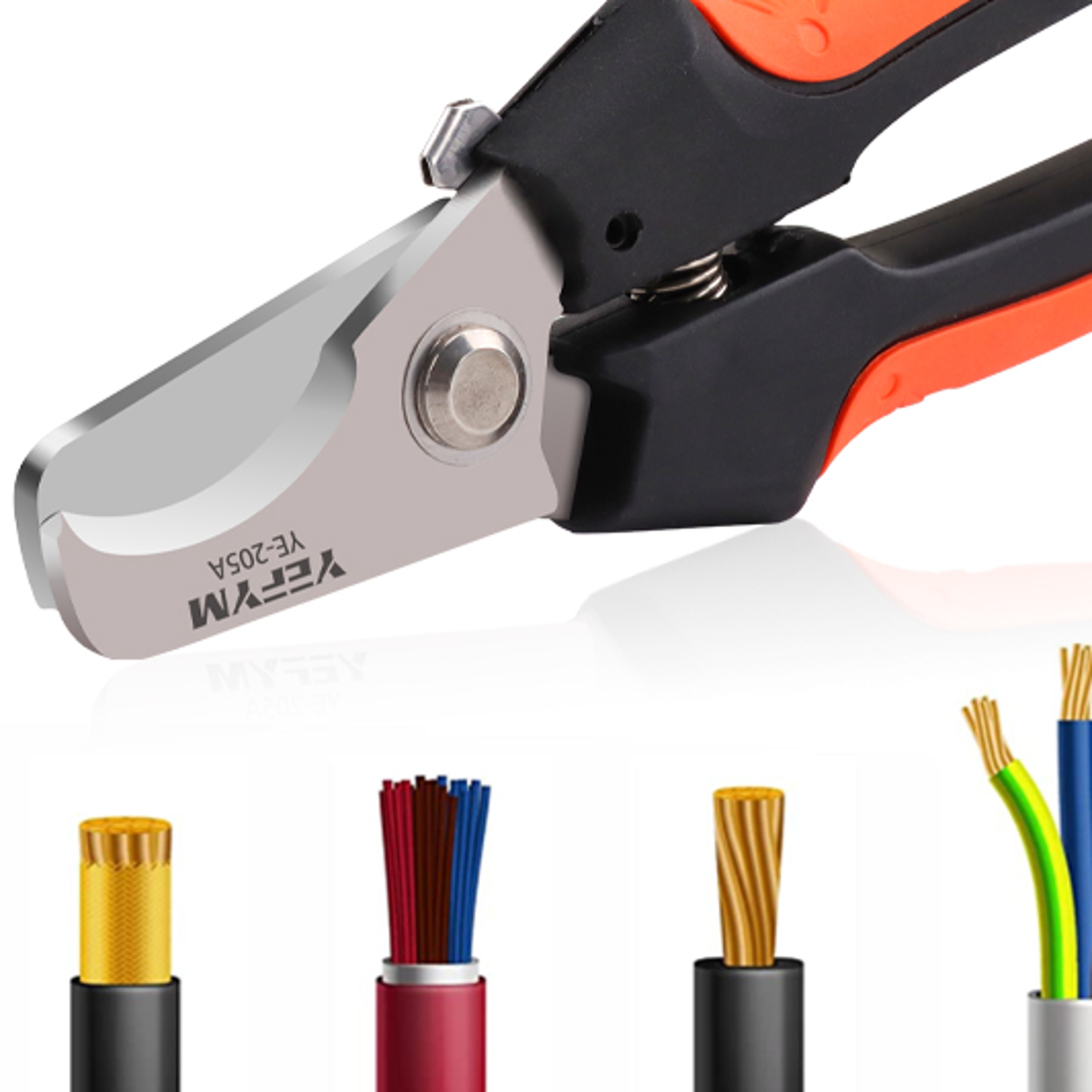 industrial heavy duty cable cutter stripper pliers pro electrical wire tool