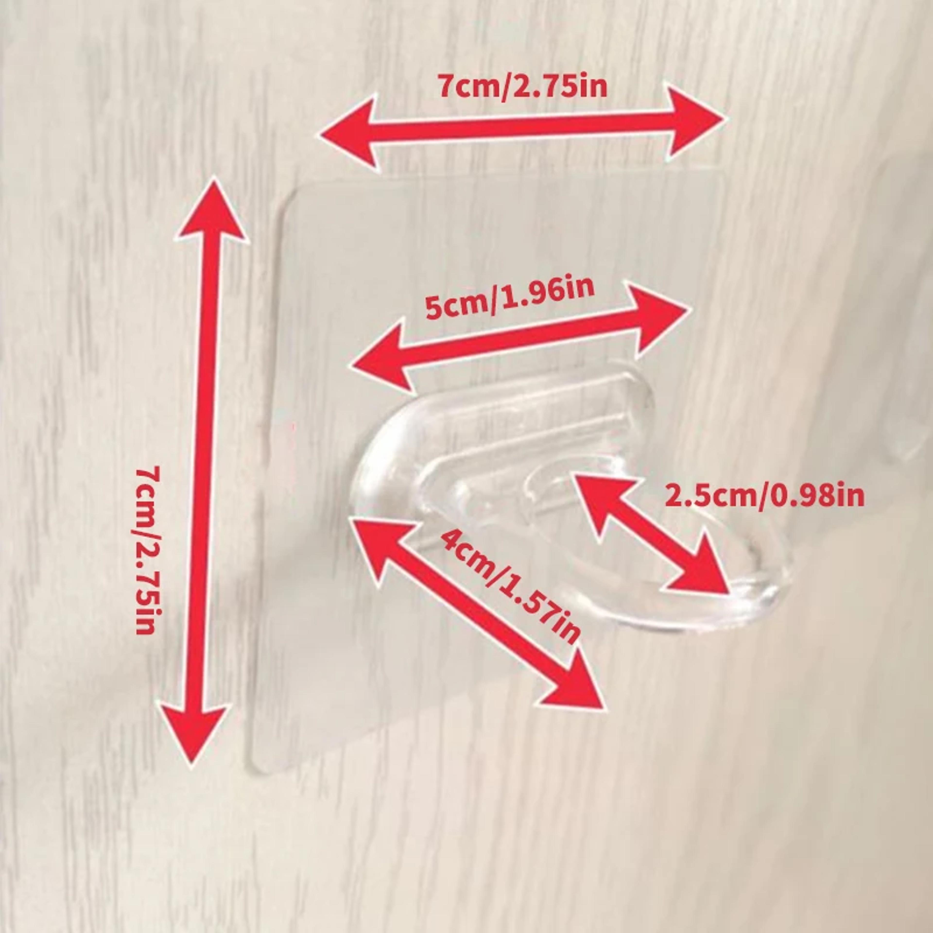 ClearGrip Waterproof Adhesive Wall Hooks Set For Bathroom Kitchen  Home Storage 4