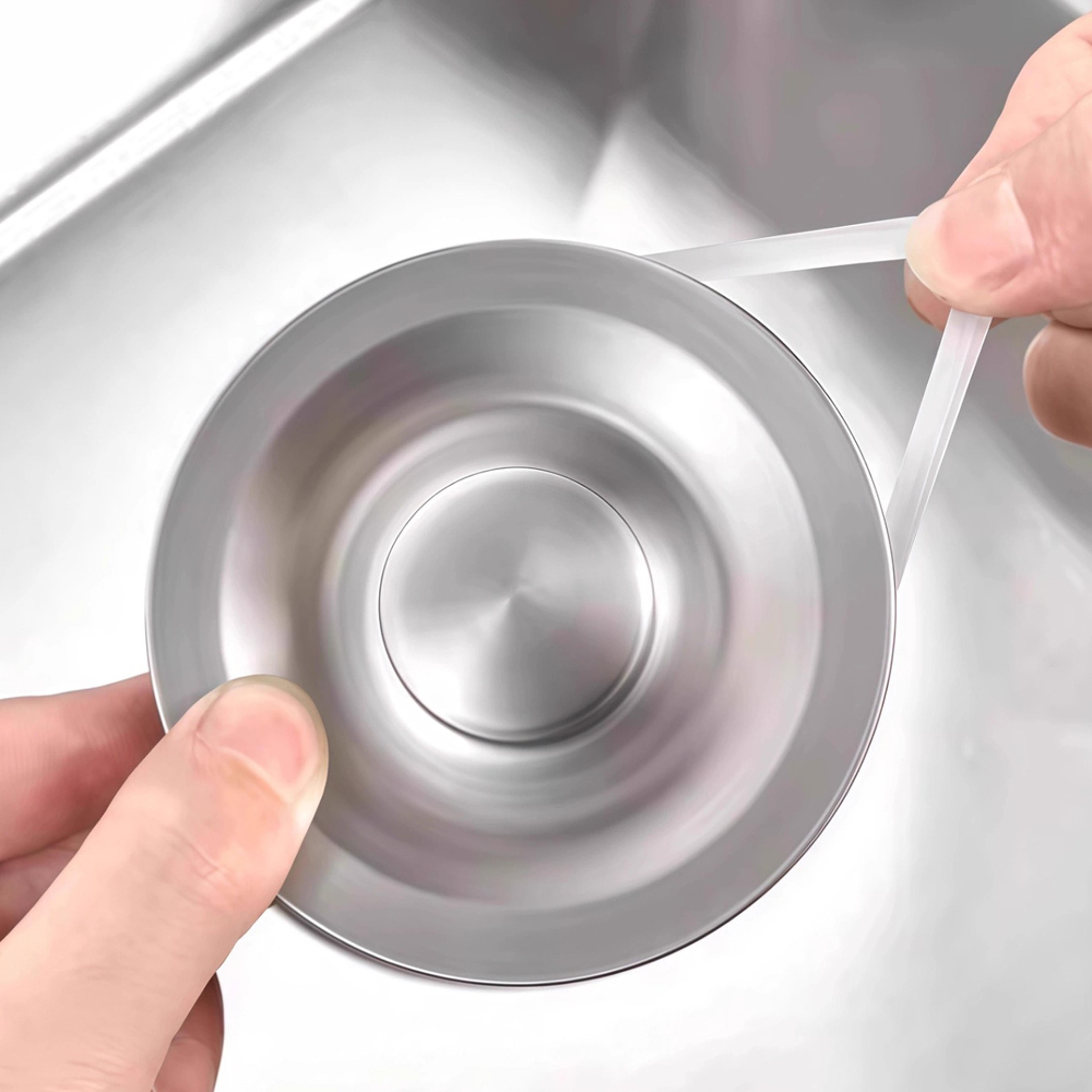 Stainless Steel Kitchen Sink Stopper Cover Leakproof Sink Drain Cover  Sealing Plug 5