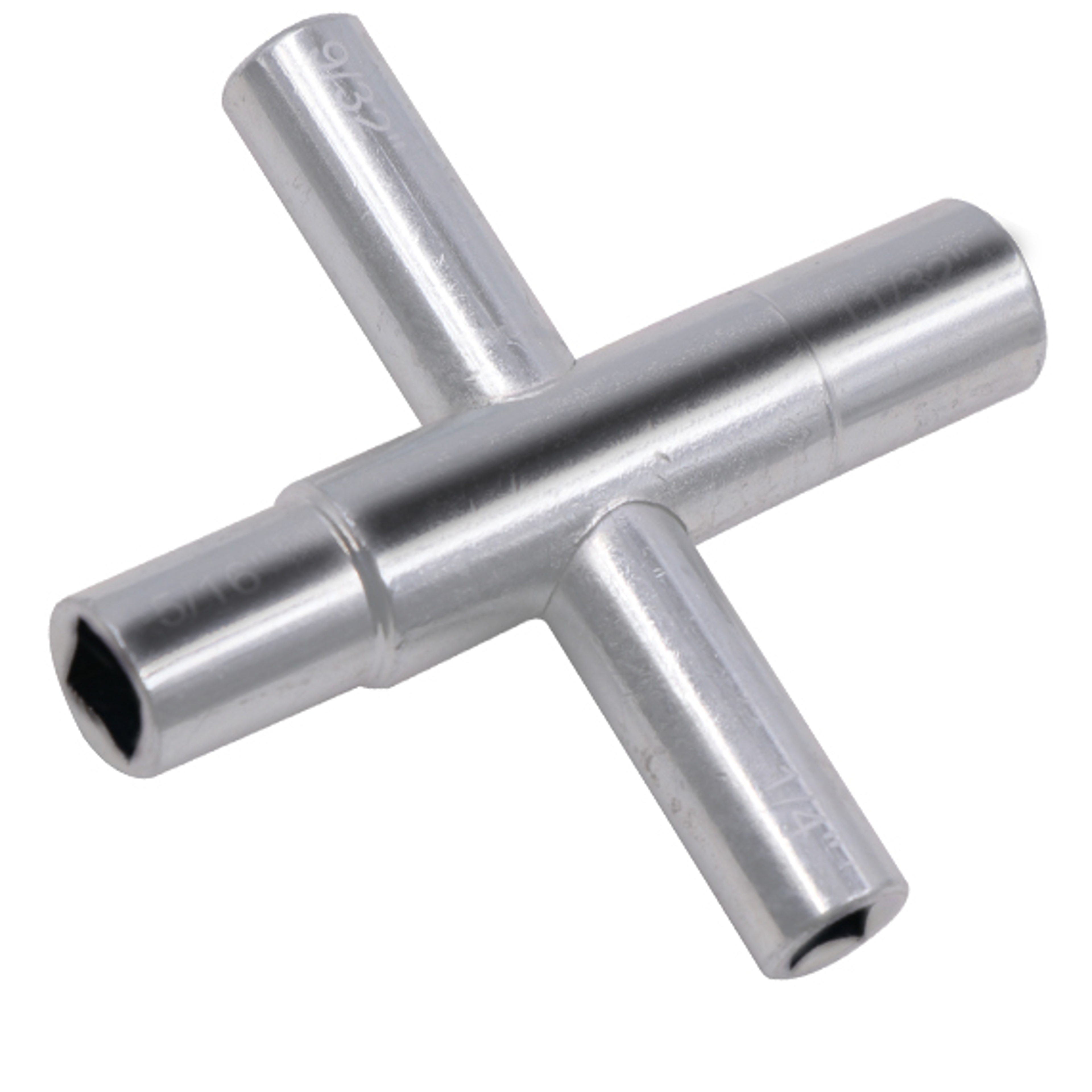 4 in 1 universal utility faucet key wrench for water valves, meter cabinets & plumbing repairs