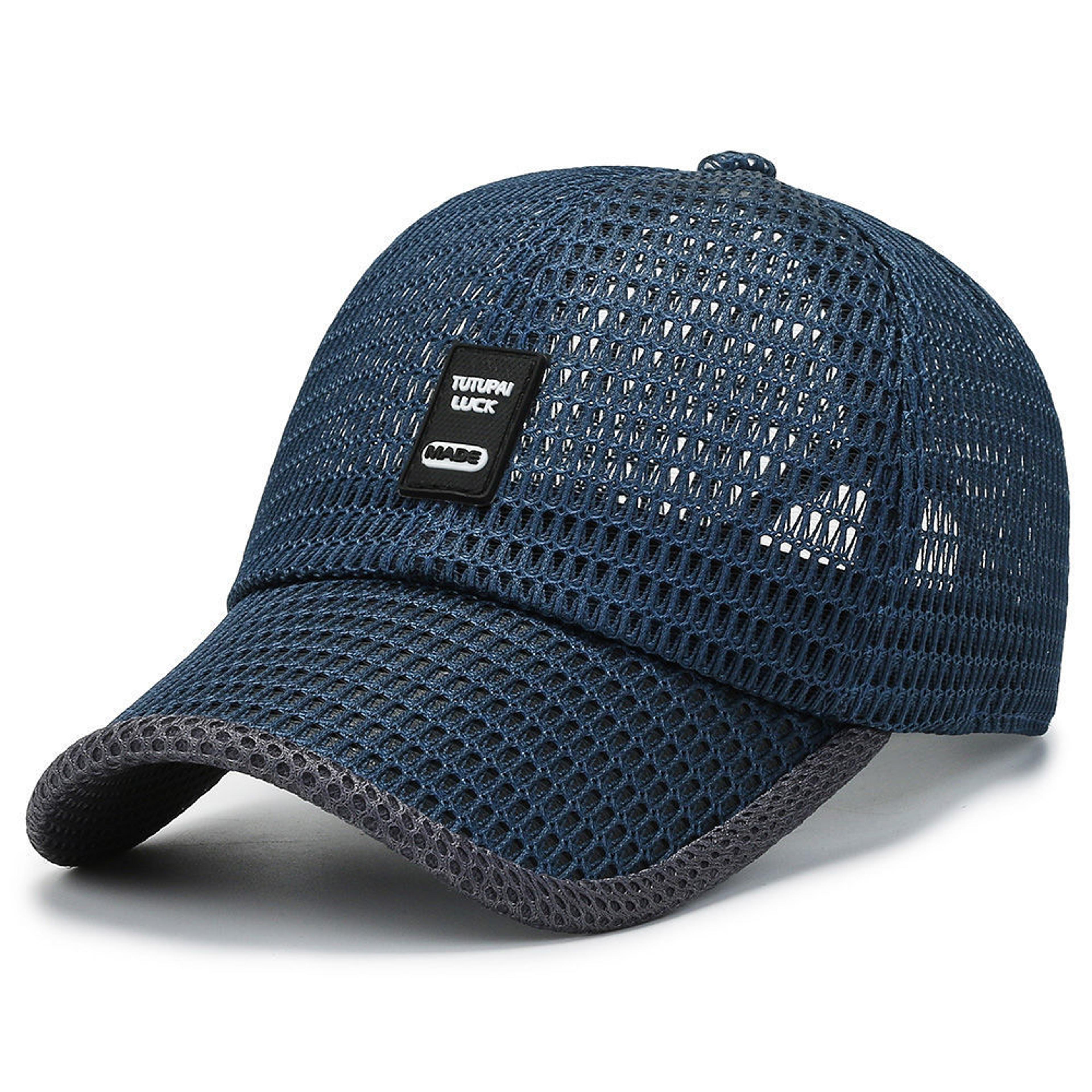 UV Shield Quick Dry Mesh Baseball Cap For Men  Wide Brim Outdoor Sun Protection Hat 5