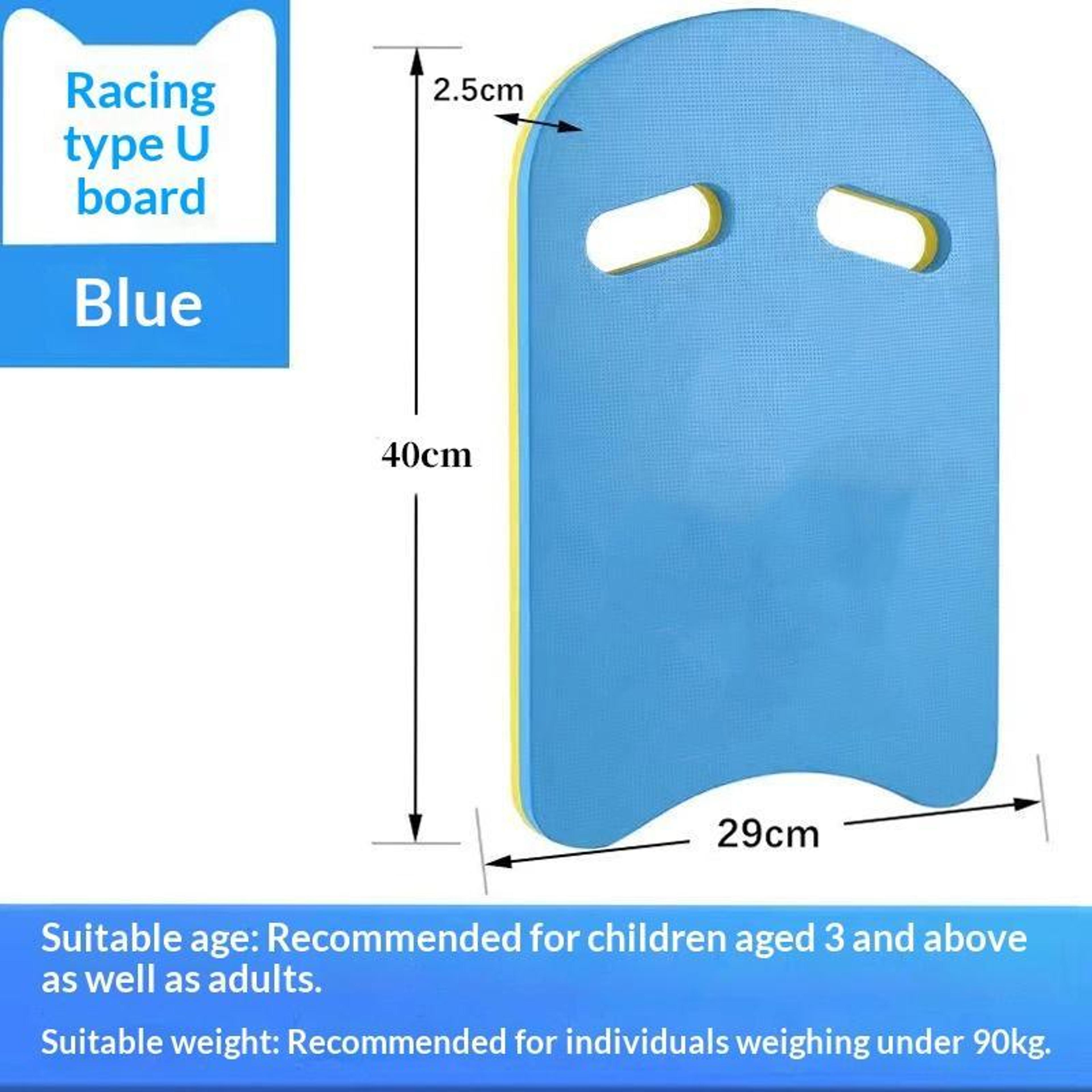 Ergonomic EVA Swimming Kickboard High Buoyancy Swim Training Board For Kids  Adults 4