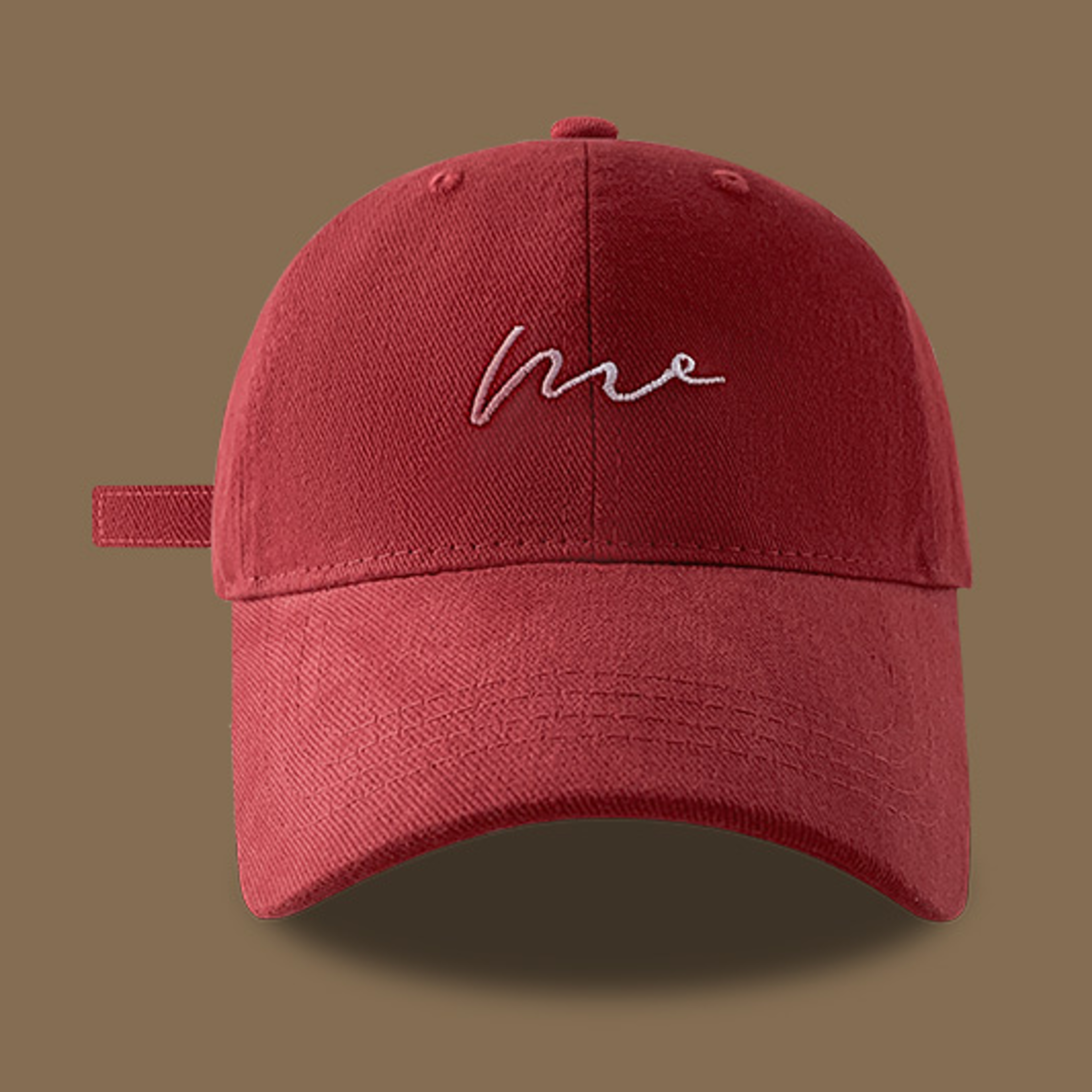 face id embroidered baseball cap adjustable men's duckbill hat for casual everyday style