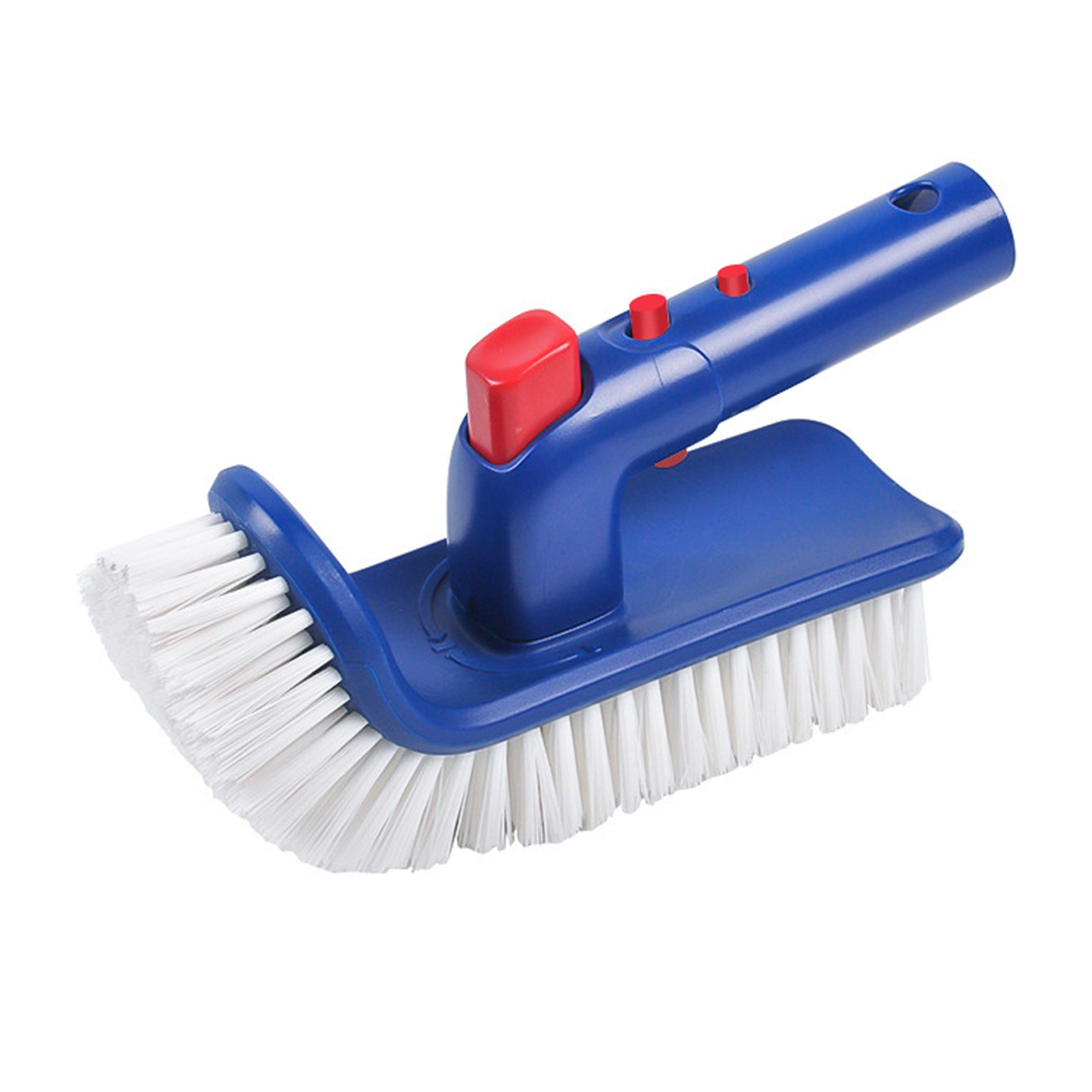 180 Degree Rotating Pool Cleaning Brush With Fine Bristles For Easy Pool Scrubbing 6