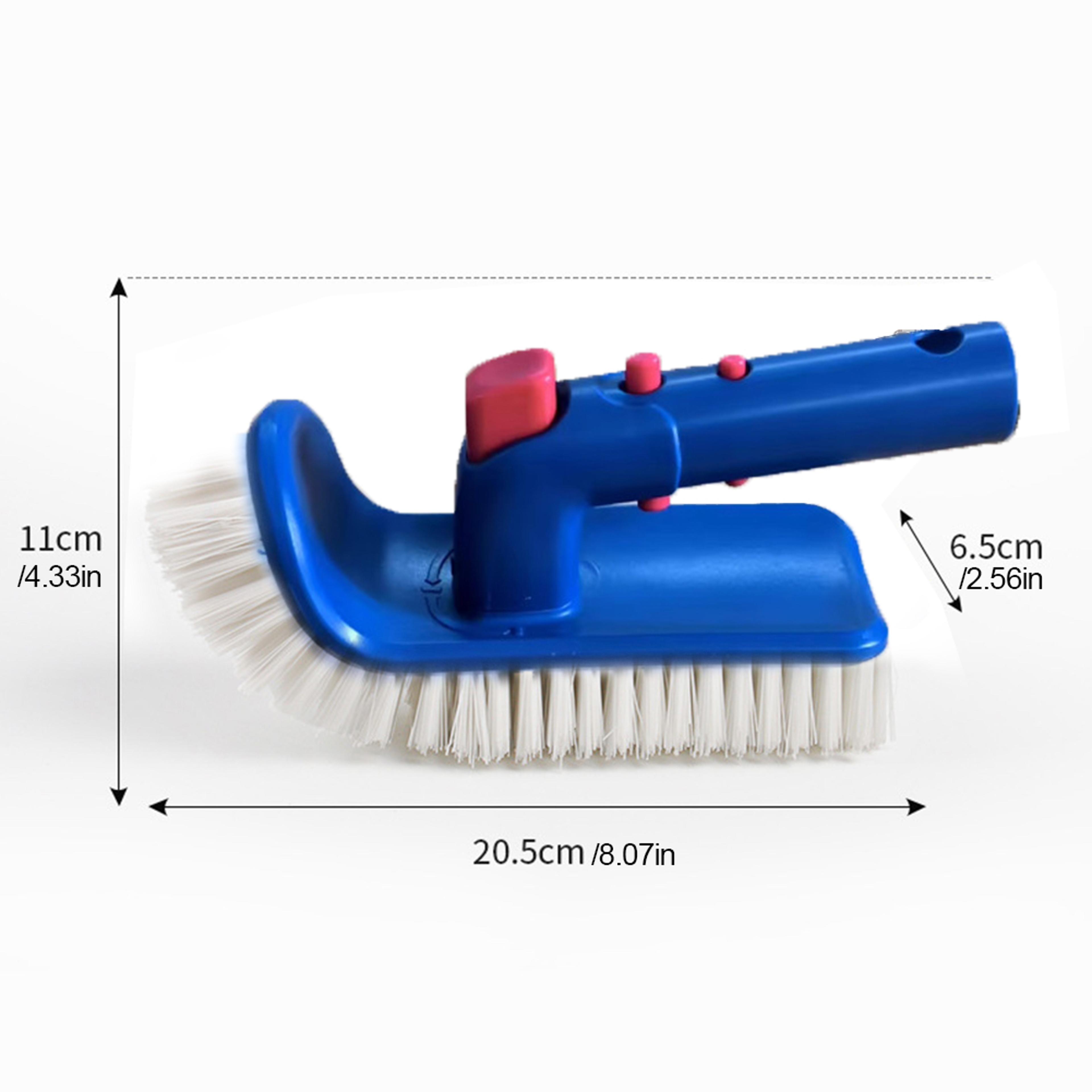 180 Degree Rotating Pool Cleaning Brush With Fine Bristles For Easy Pool Scrubbing 5