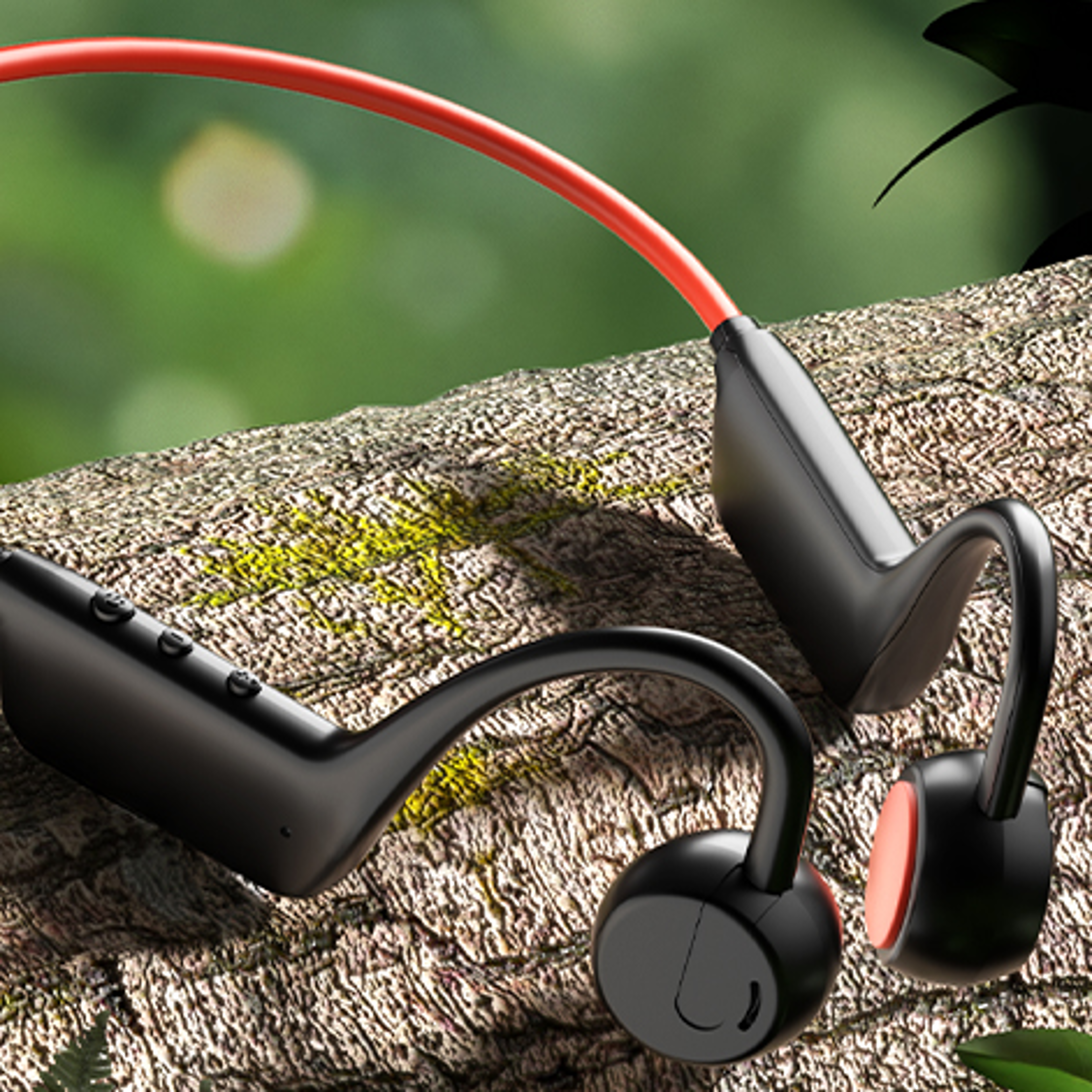 bone conduction swimming headphones ipx8 waterproof open ear sports headset