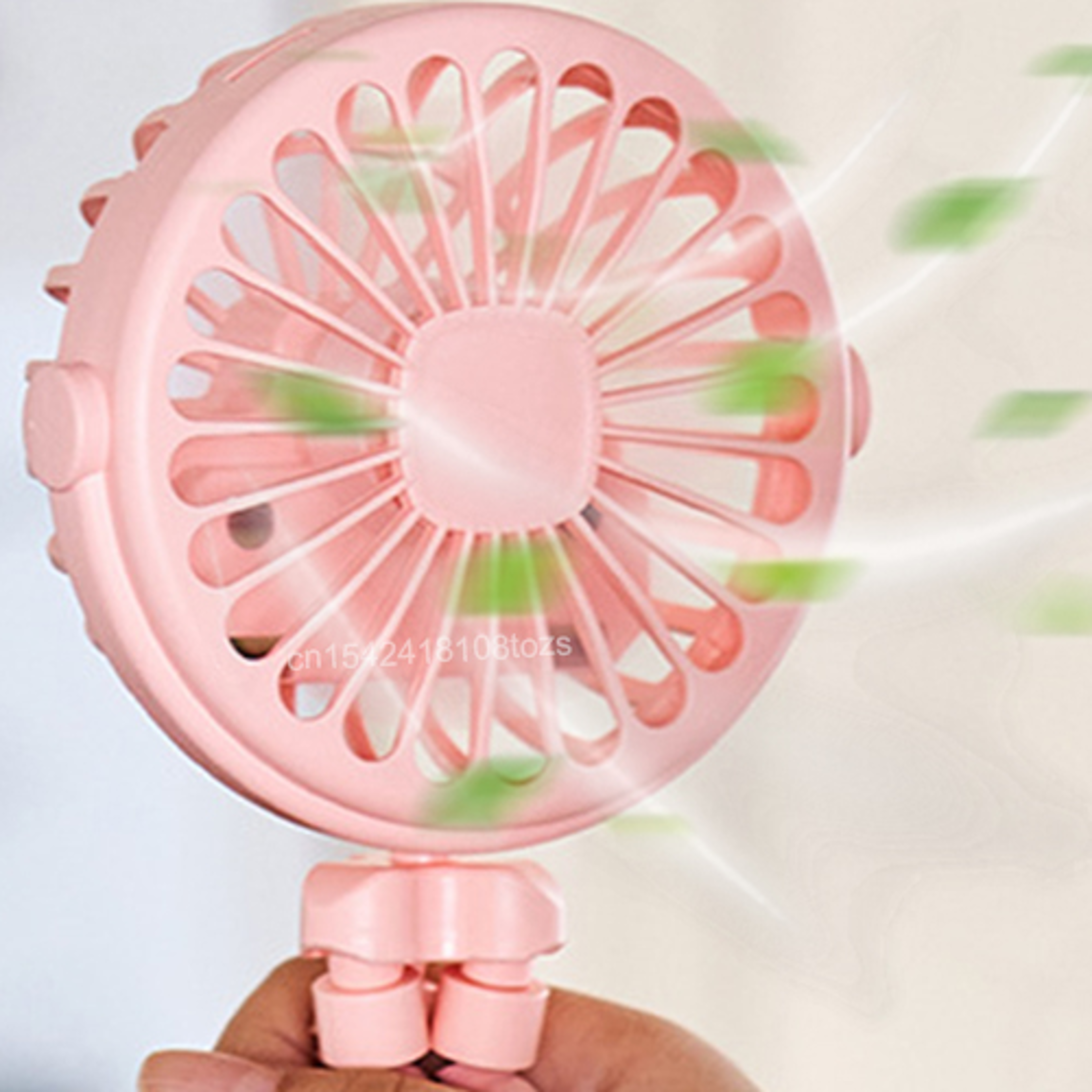 portable stroller fan usb rechargeable baby cooling fan with led night light