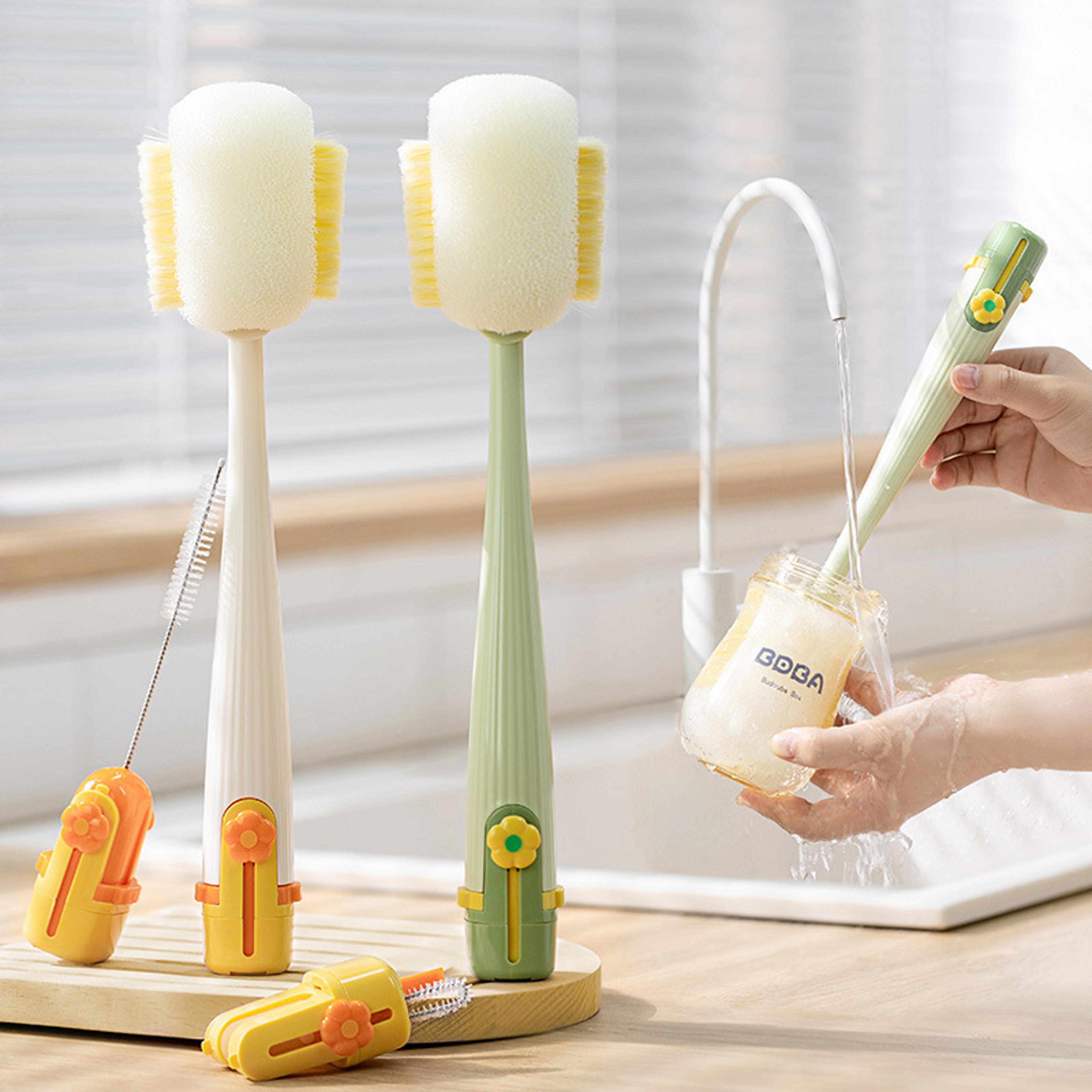 5 In 1 Bottle Cleaning Brush Set With Straw Cleaner  Cup Lid Detail Brush 1
