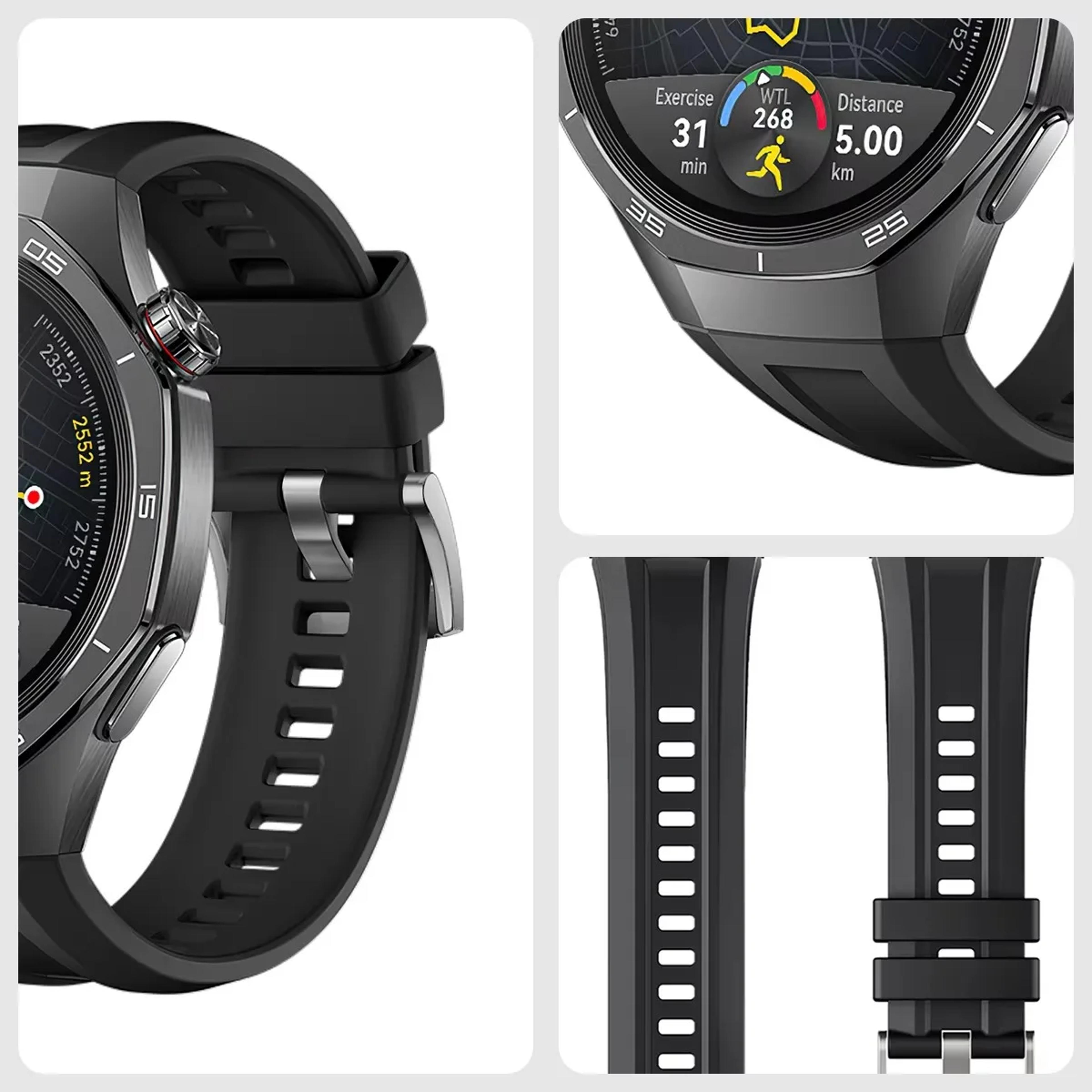 Universal Watch Strap For Huawei Watch GT 5 Pro Silicone Sport Band With Breathable Pin Buckle 1