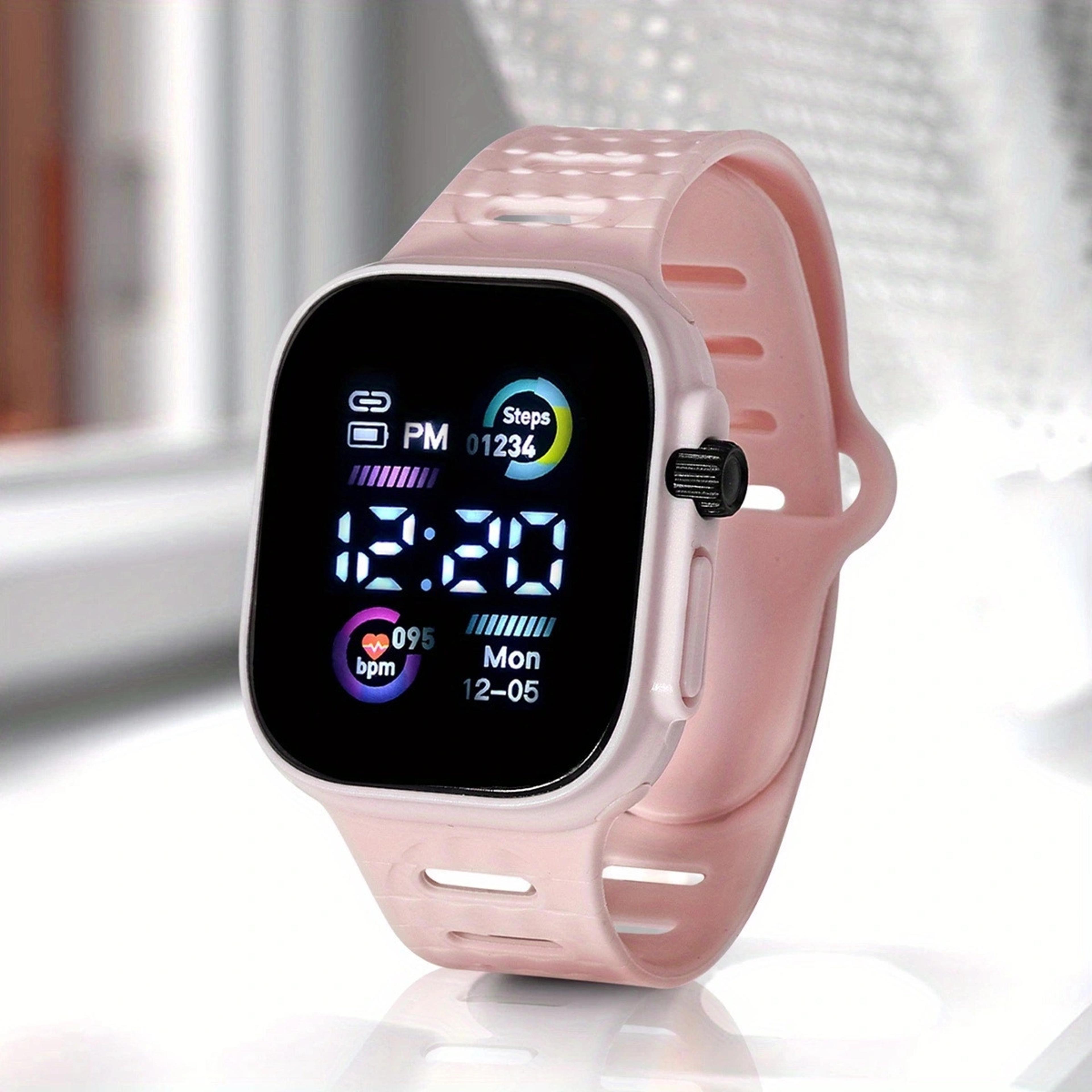 ActiveGlow Digital Sports Watch For Men  Women With LED Night Light And Water Resistant Design 4
