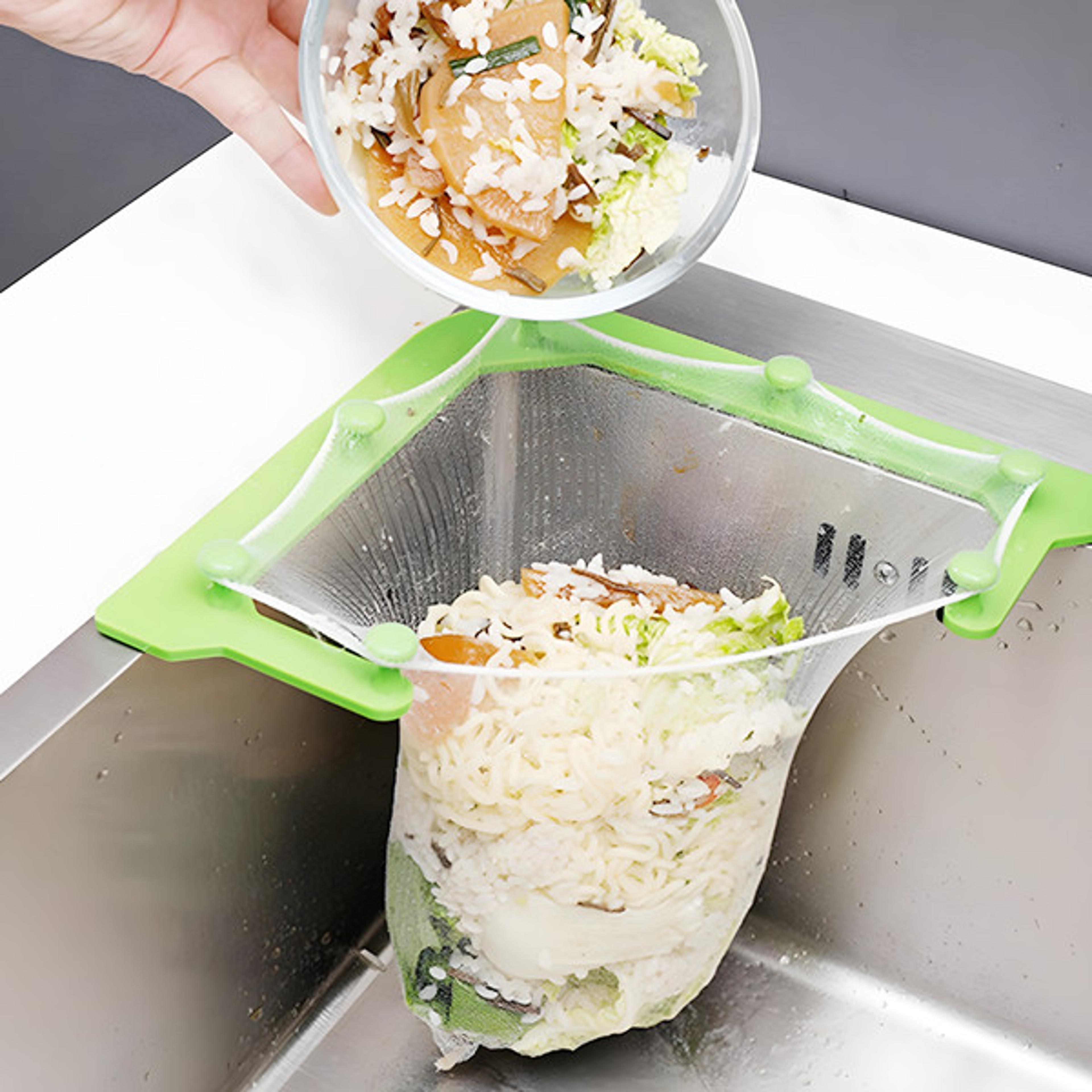 kitchen triangle sink filter with net