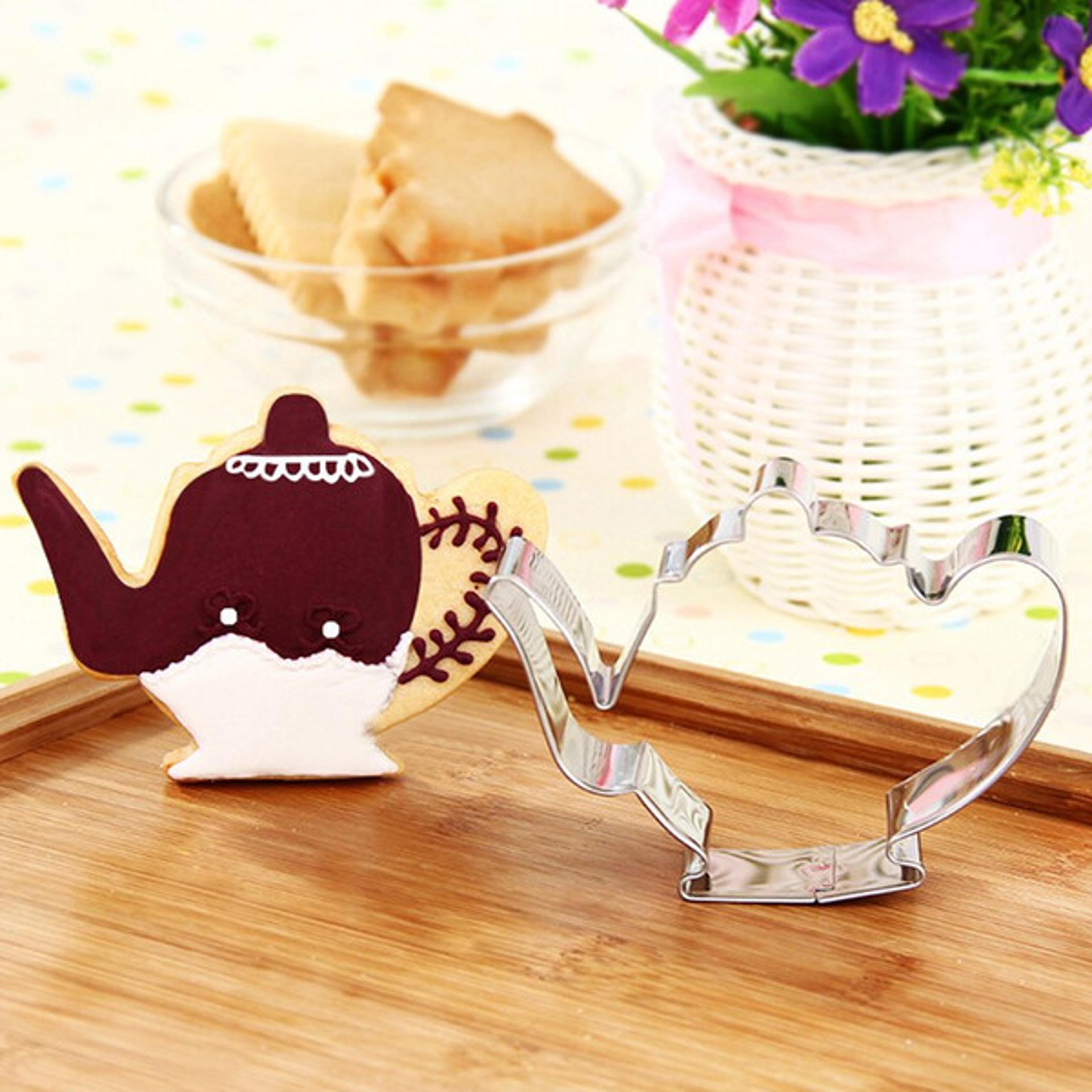 teacup and teapot cookie cutters set