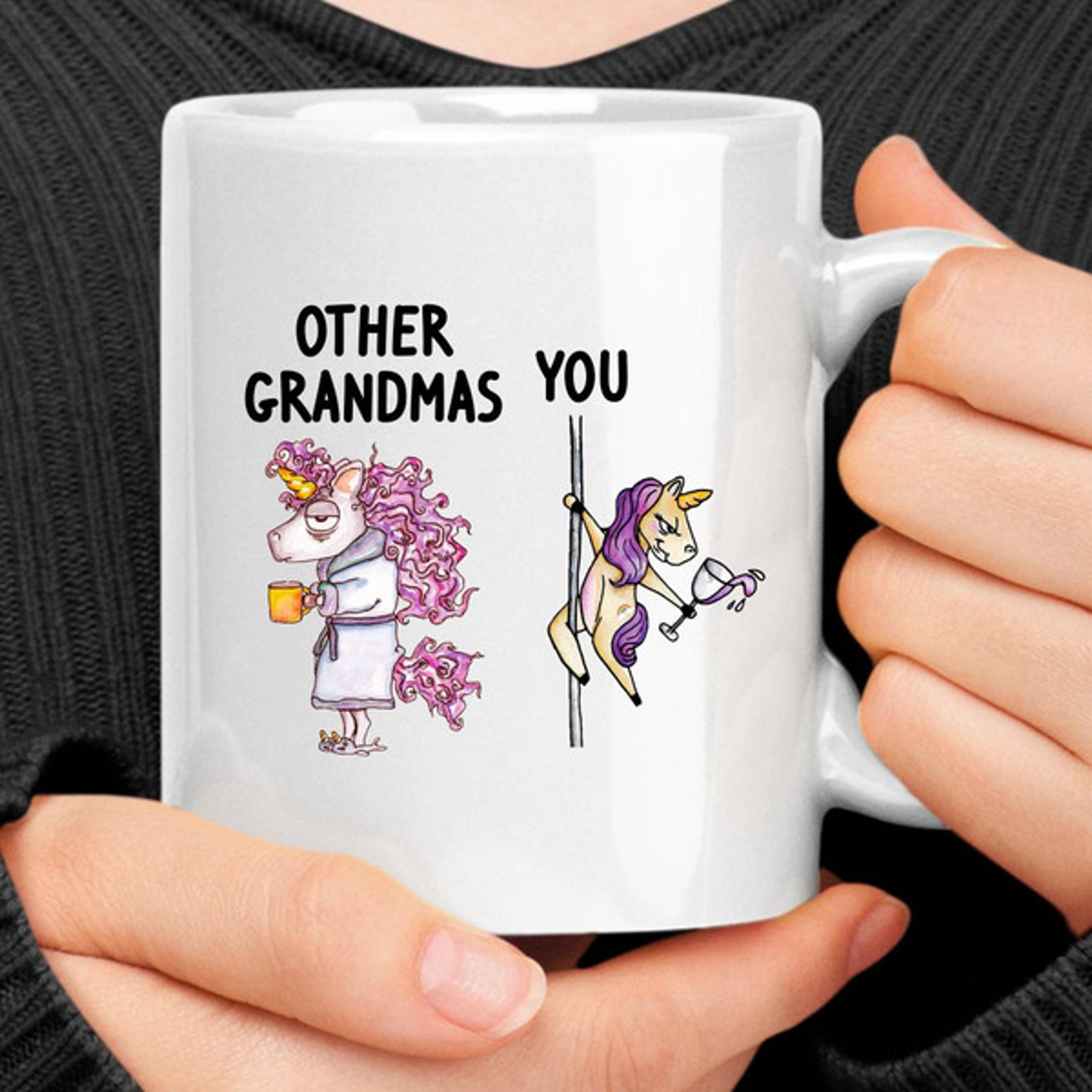 unicorn grandma mug