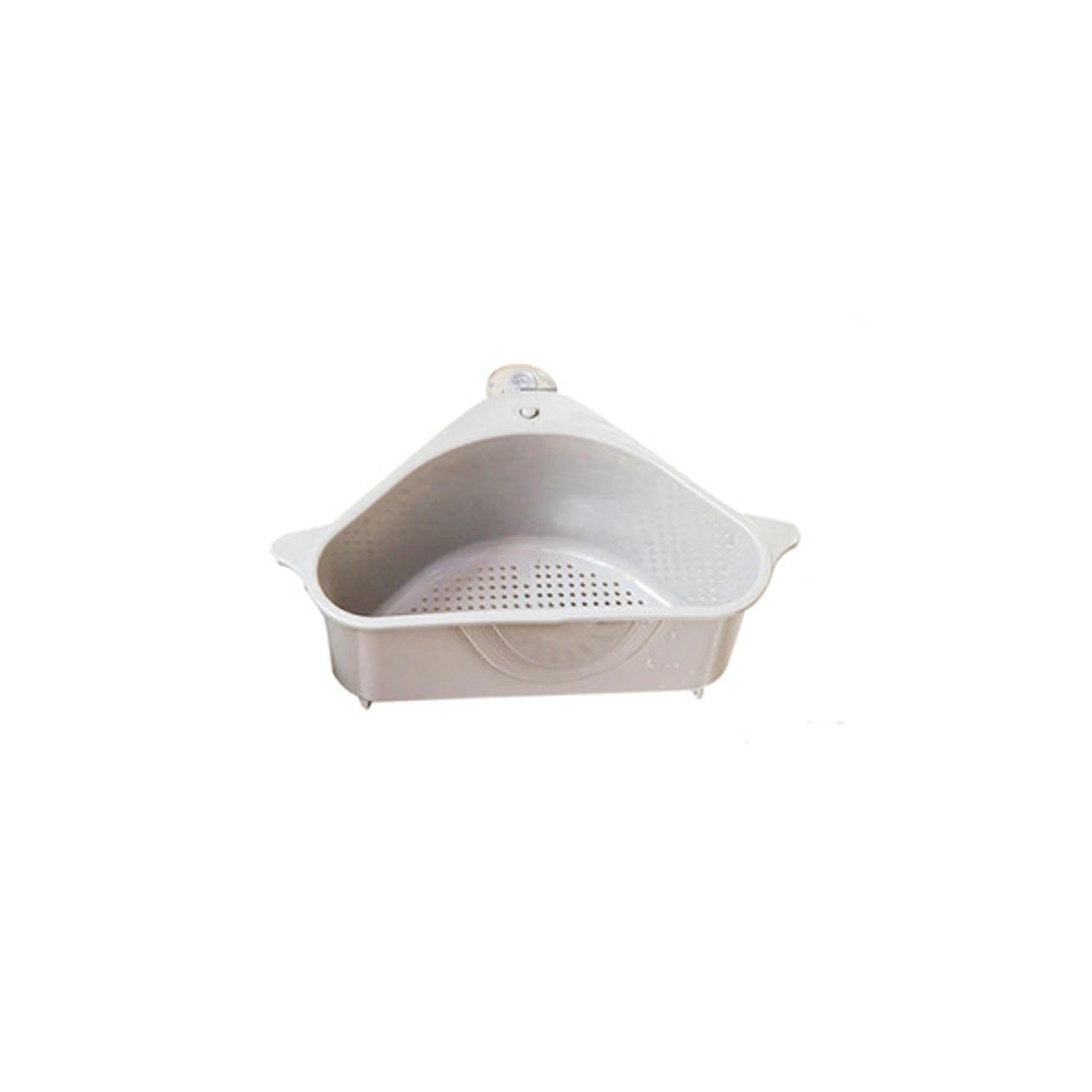 The Best Triangular Sink Basket Drain Shelf Gray