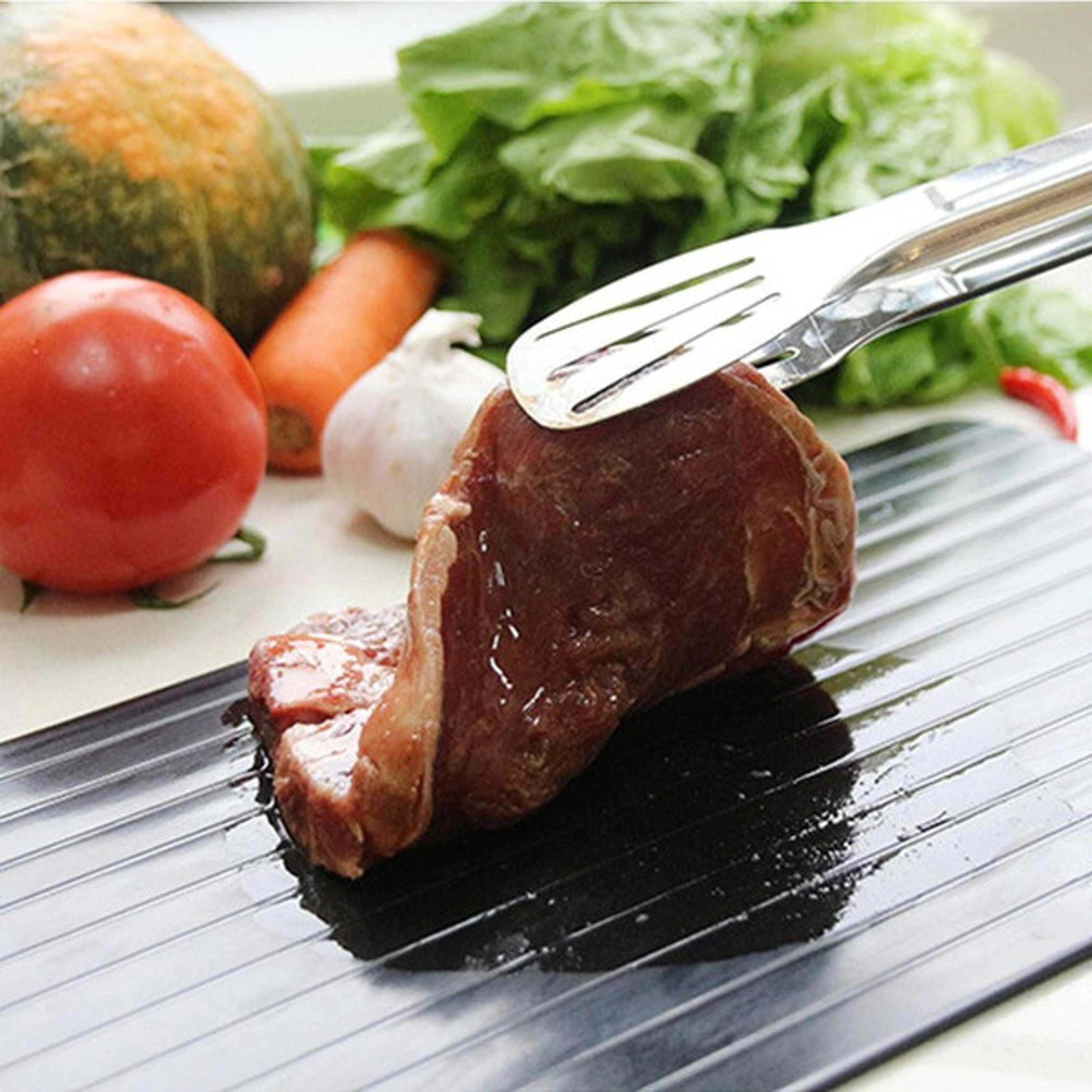 fast defrosting tray for frozen foods