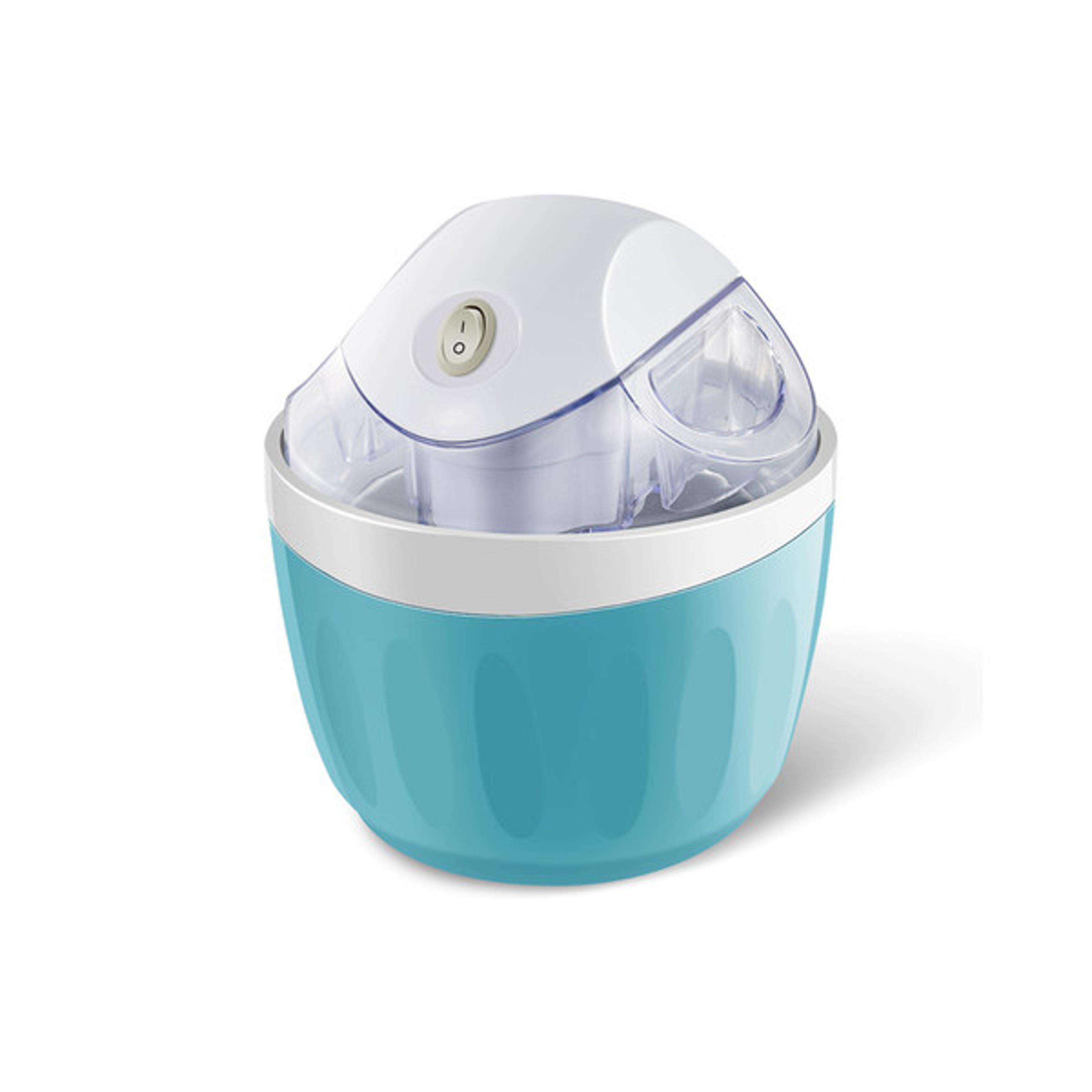 One-Touch Ice Cream Maker Machine For Home Kitchens Blue
